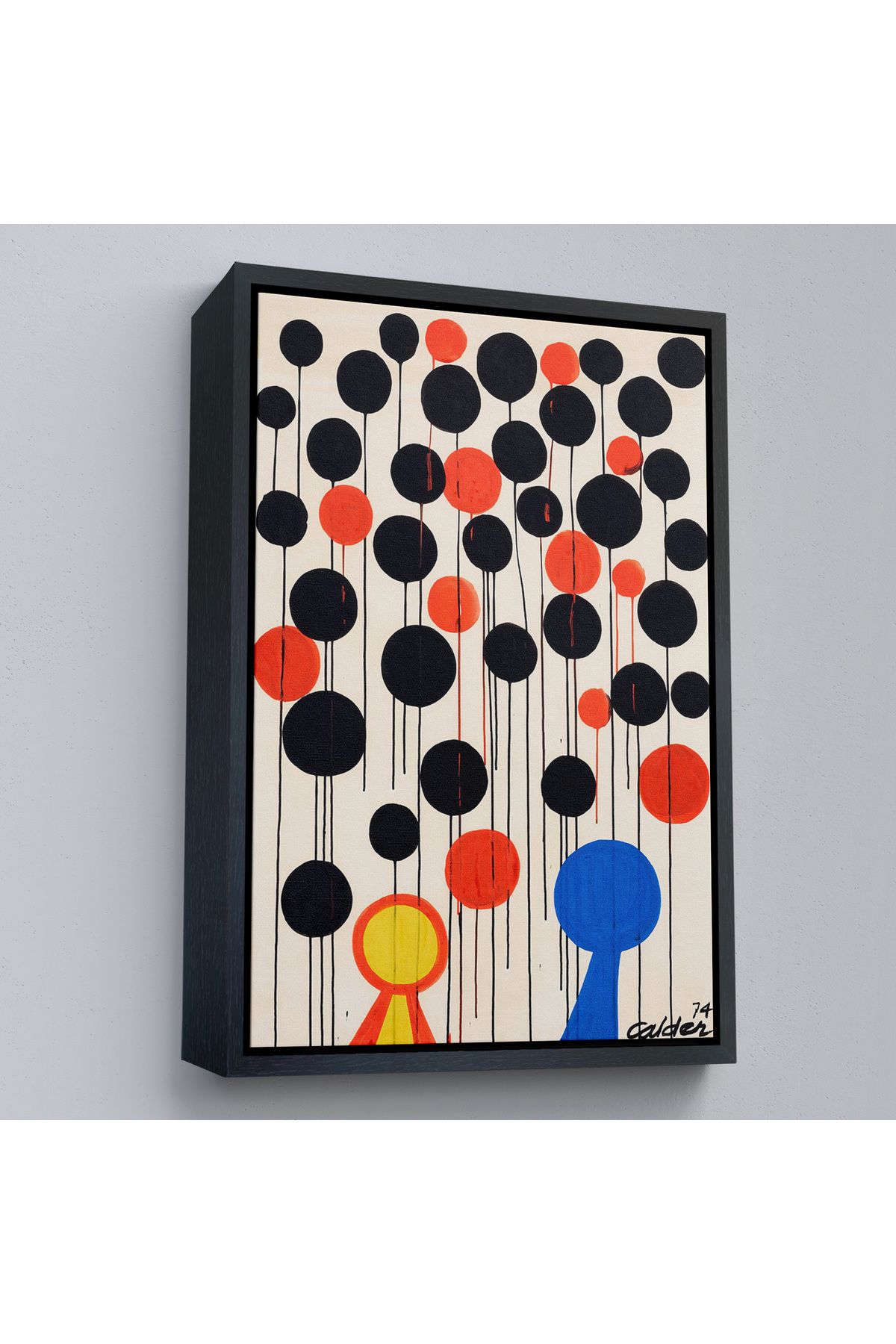 Shoprit Çerçeveli Alexander Calder - Envol Tablo-7291