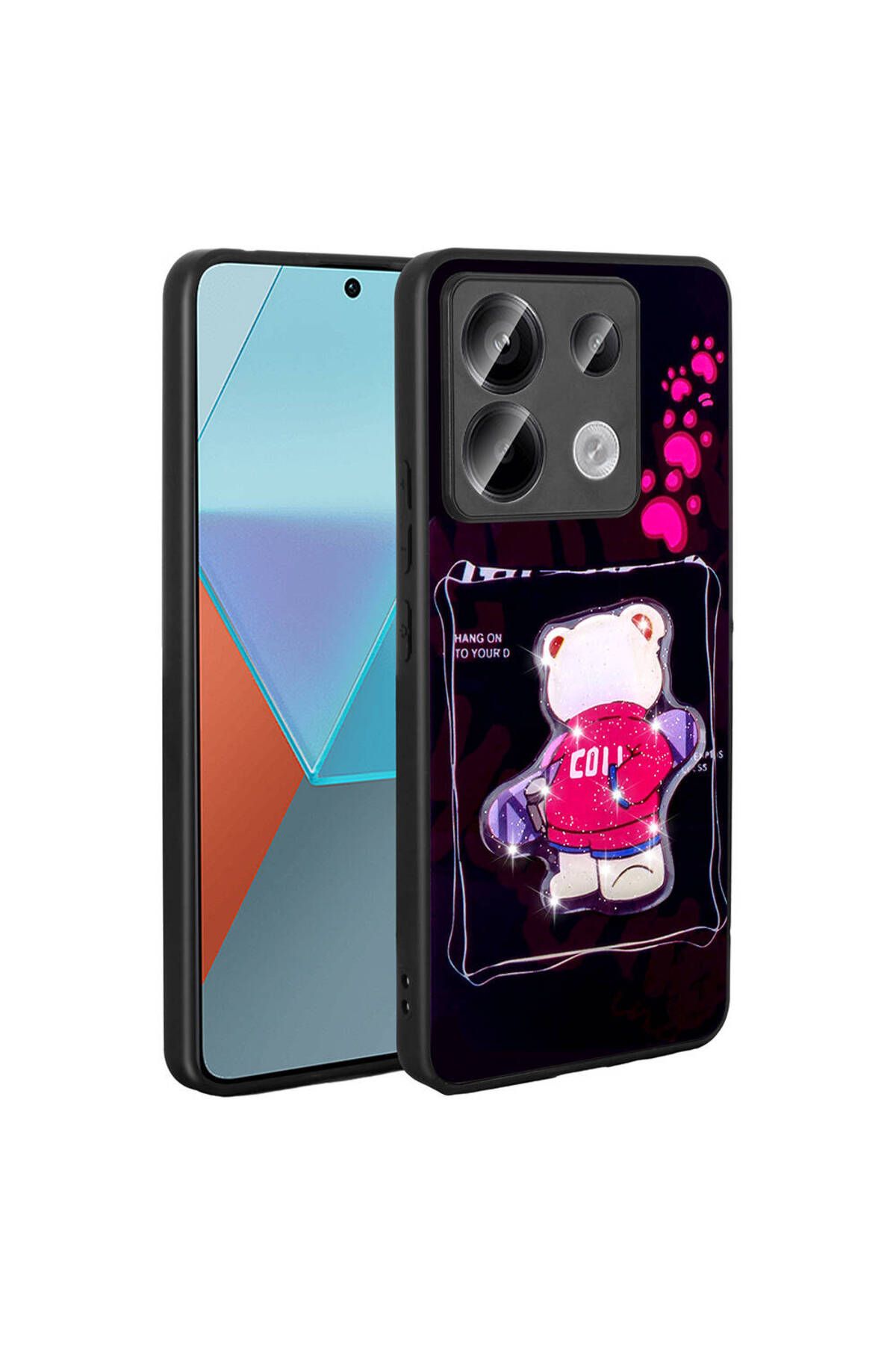 gaappy Pamas Serisi Xiaomi Redmi Note 13 Pro 5G Siyah Kapak