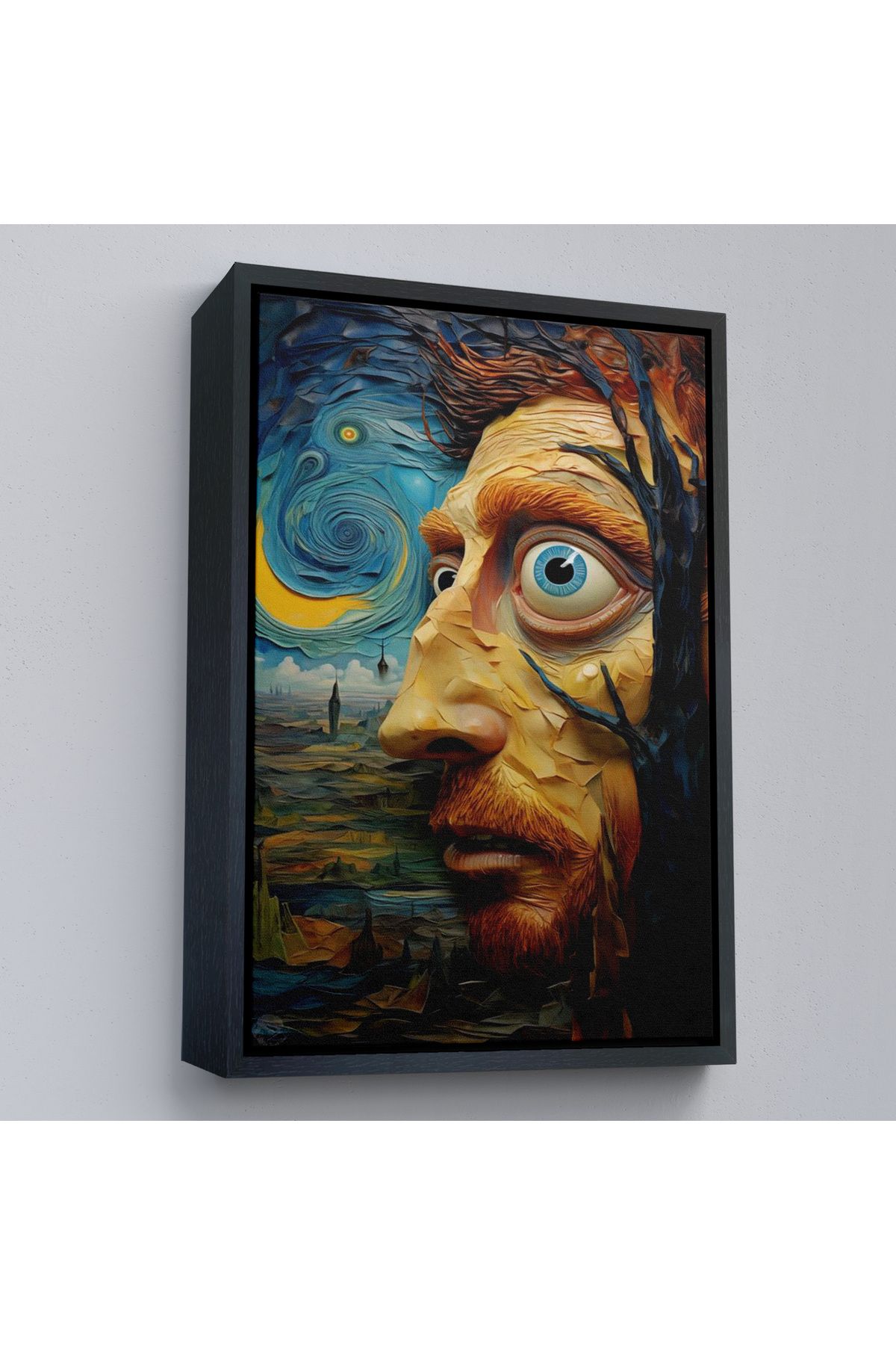 Home Çerçeveli Vincent Van Gogh Tarzı Portre Tablosu-7817