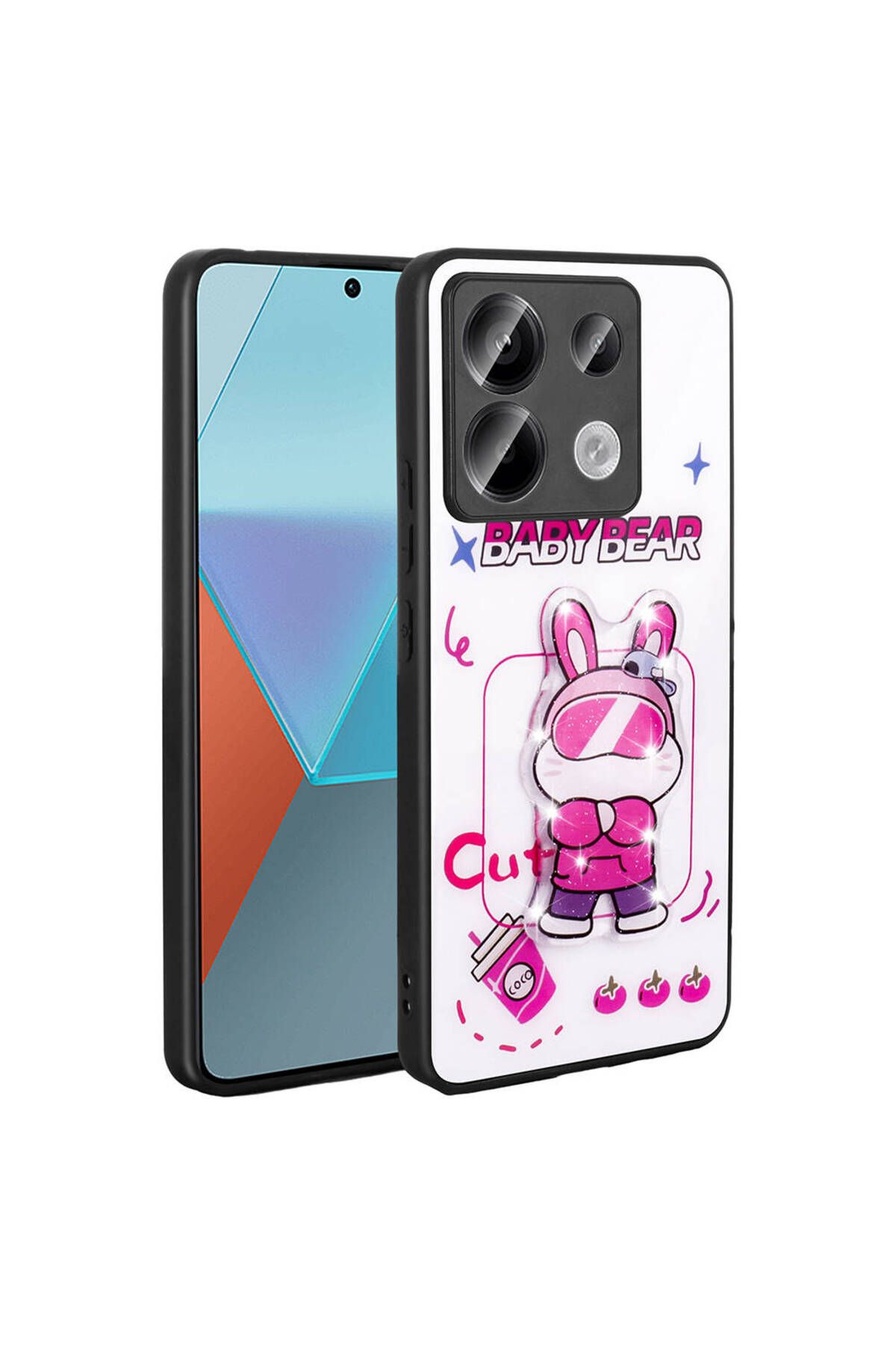 gaappy Pamas Serisi Xiaomi Redmi Note 13 Pro 5G Beyaz Kapak
