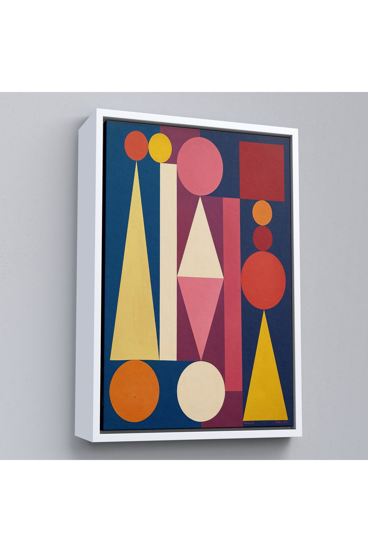 Shoprit Çerçeveli Auguste Herbin - Dimanche Tablo-8111