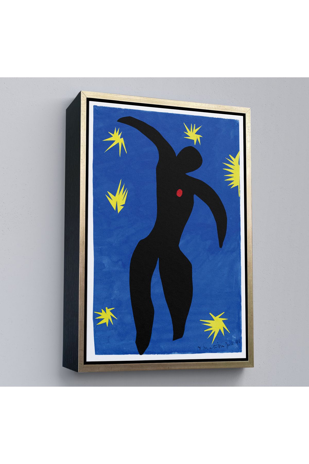 krmnyatırım Çerçeveli Henri Matisse - Icarus Tablo-7325