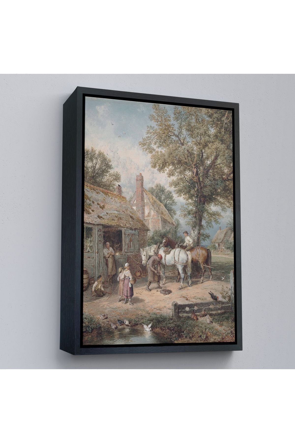 Yarımada Bahçe YB Çerçeveli Foster Myles Birket The Smithy Tablo-8032