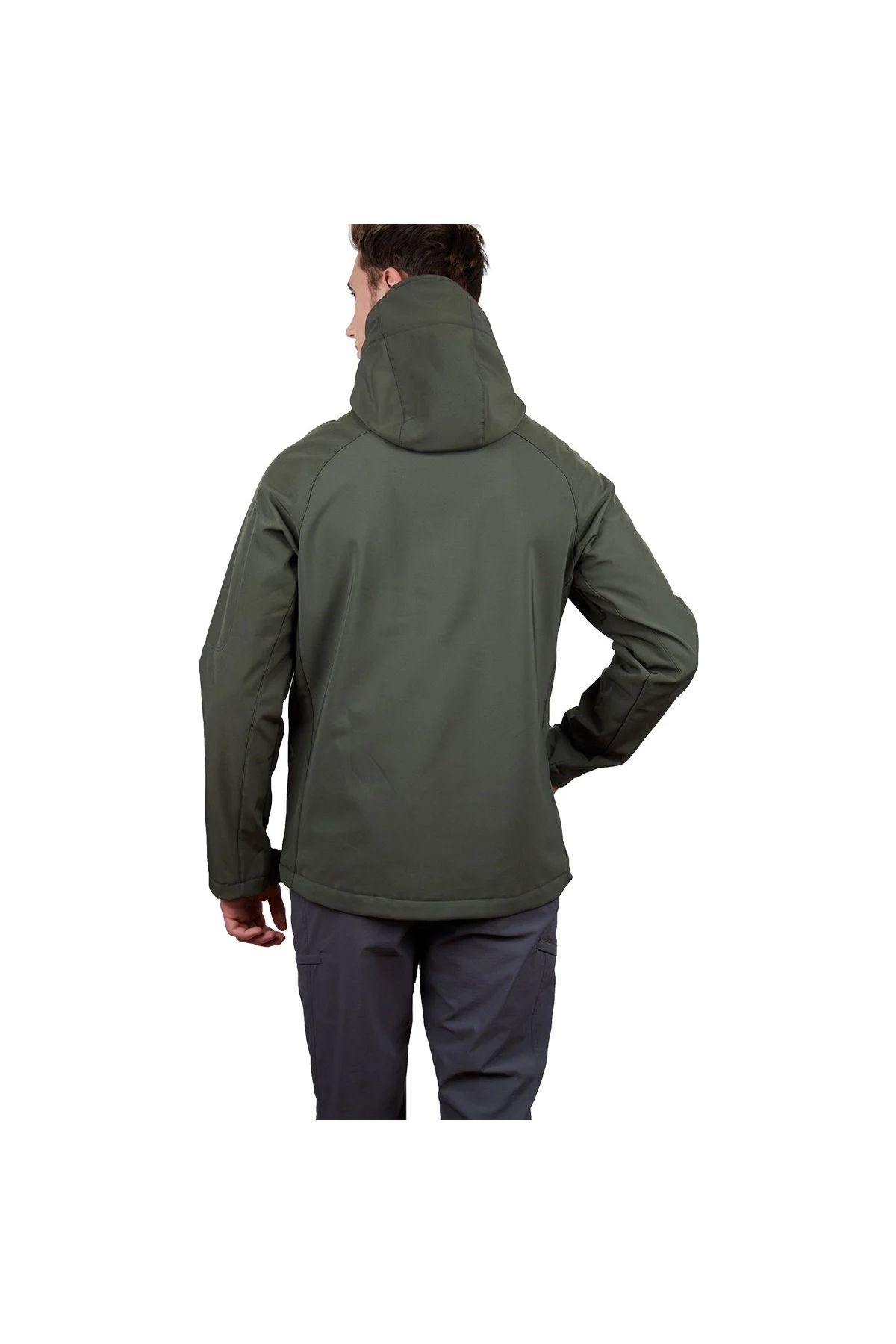 Alpinist-معطف خارجي للرجال من Peak Softshell باللون الكاكي (500401) 6