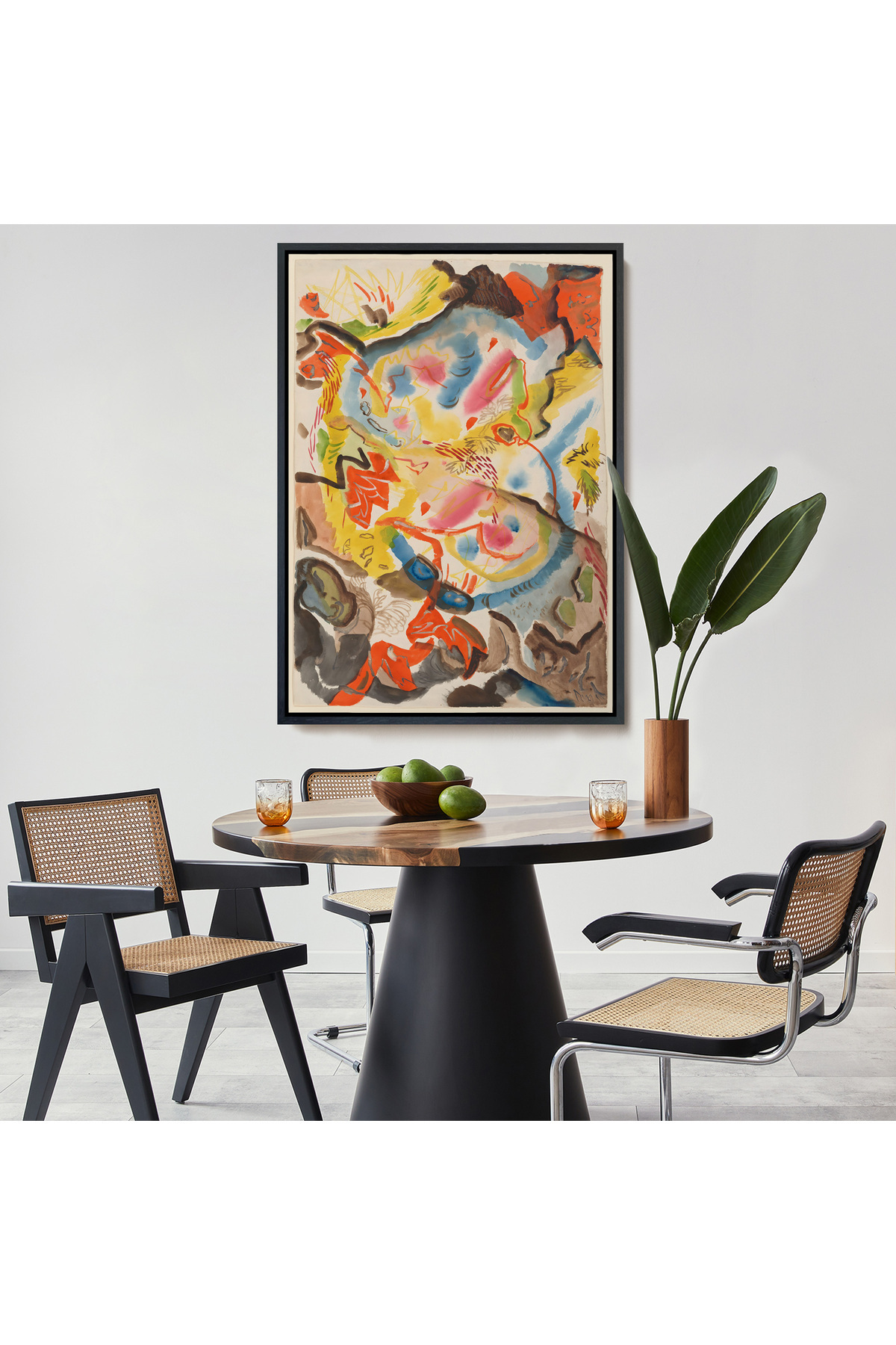 N NOXXO-Fritz Stuckenberg with Wooden Frame - Forms Chart - Forms-7305 8