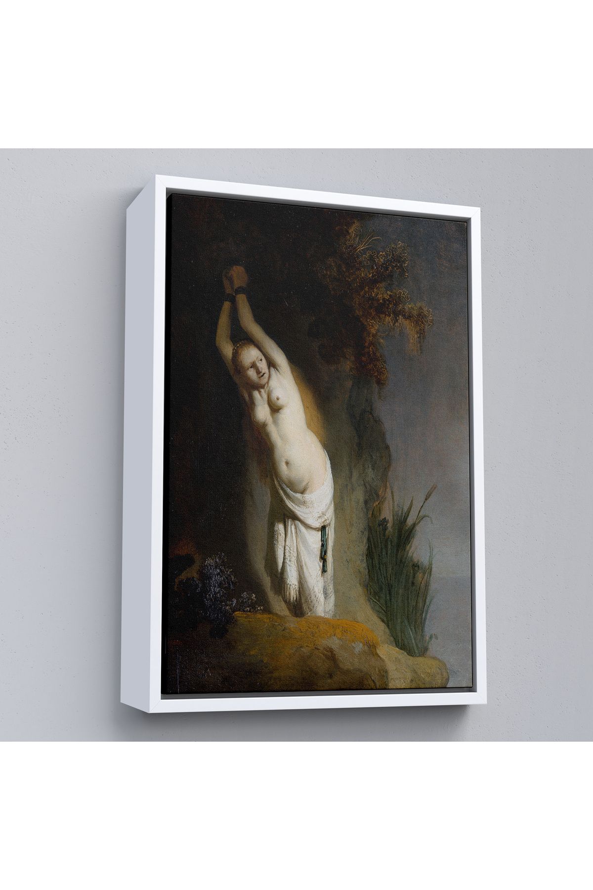 ELİTE TRADESMAN Çerçeveli Rembrandt Van Rijn - Andromeda Tablo-8062