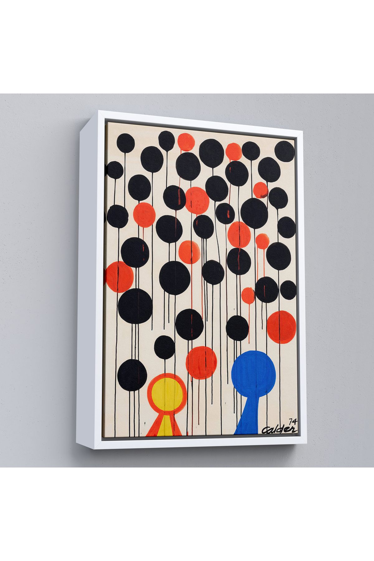 Shoprit Çerçeveli Alexander Calder - Envol Tablo-7291