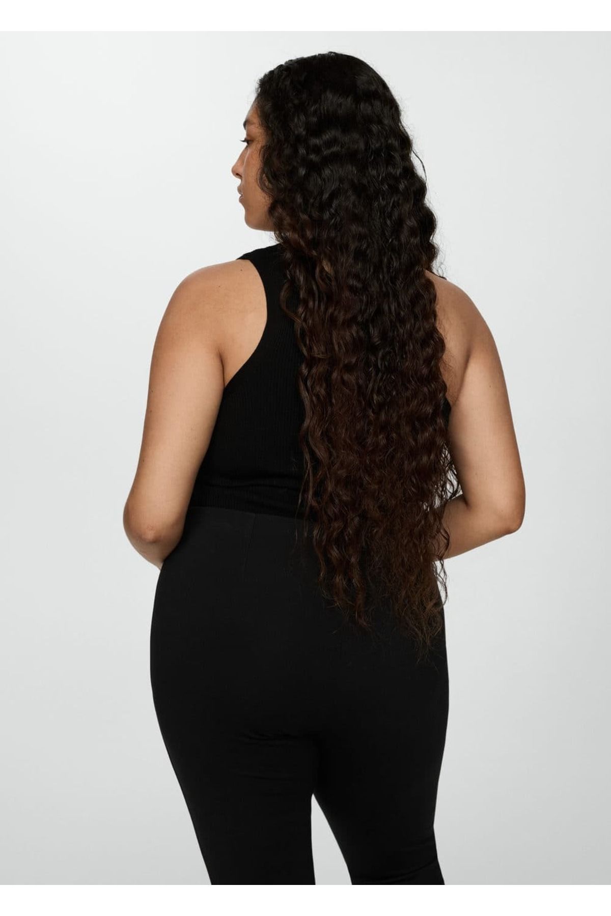 MANGO Woman-High Waist Leggings - Comfortable and Stylish Design 7