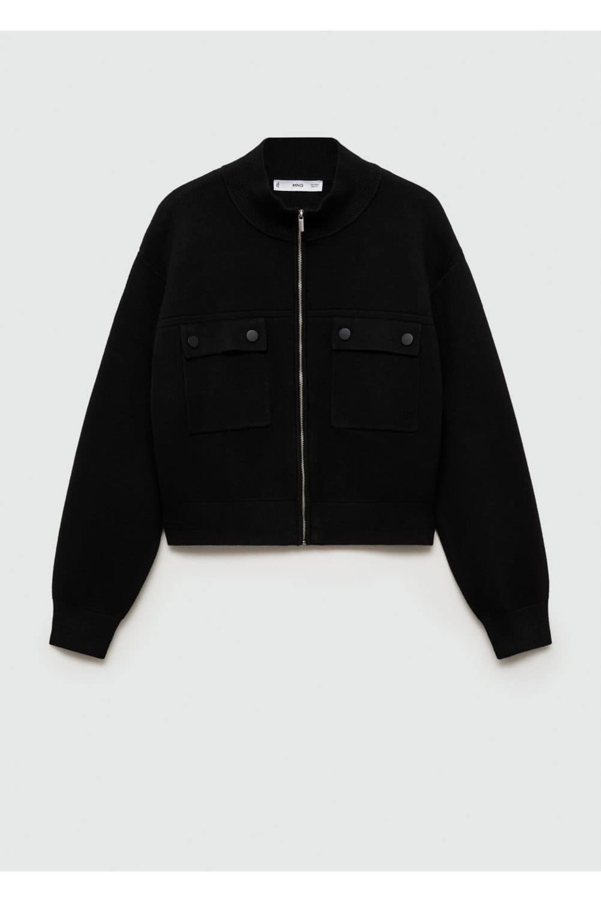 MANGO Woman-Knitwear Jacket with Pockets 3