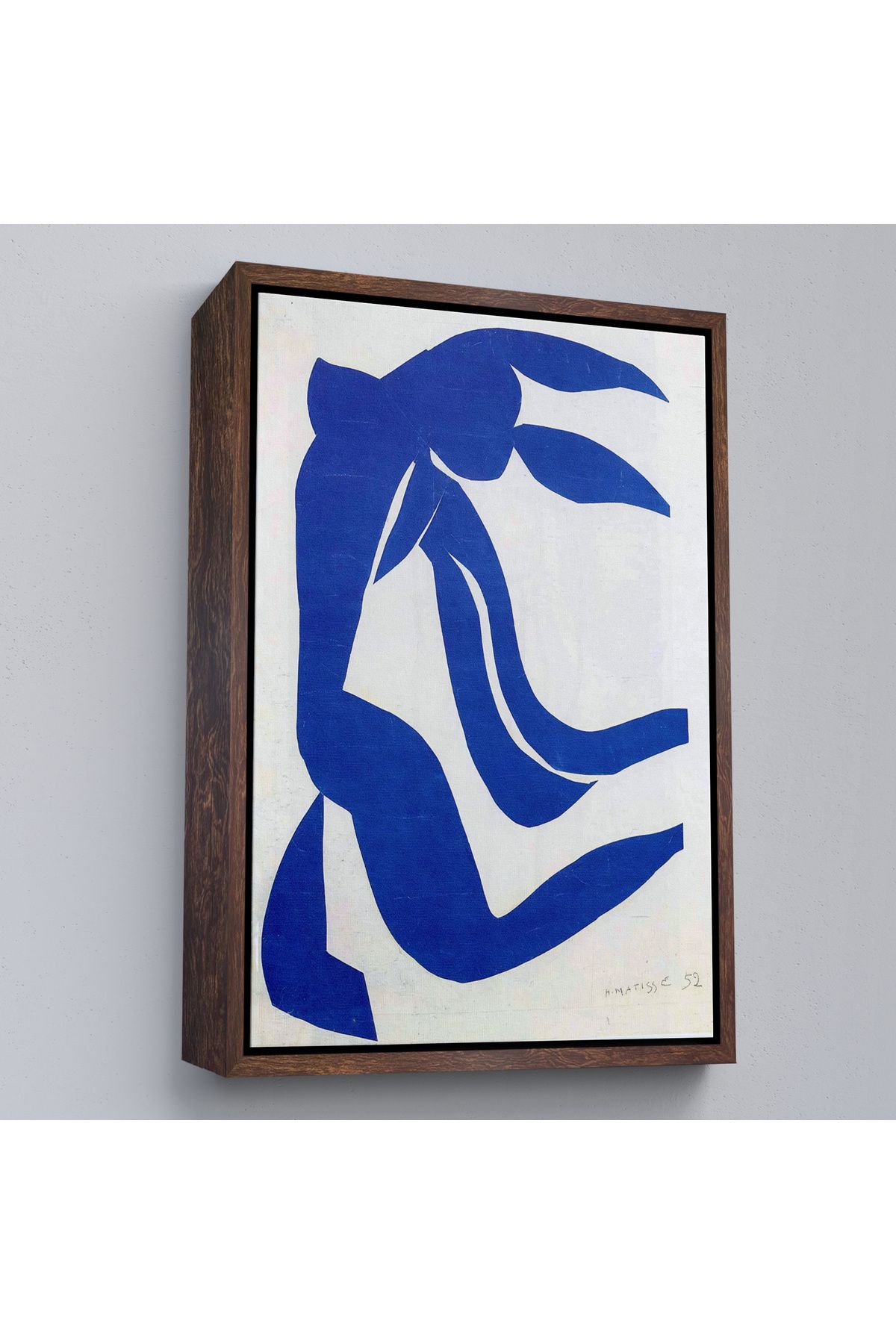 Shoprit Çerçeveli Henri Matisse - Akan Saçlar Tablosu - The Flowing Hair-7437