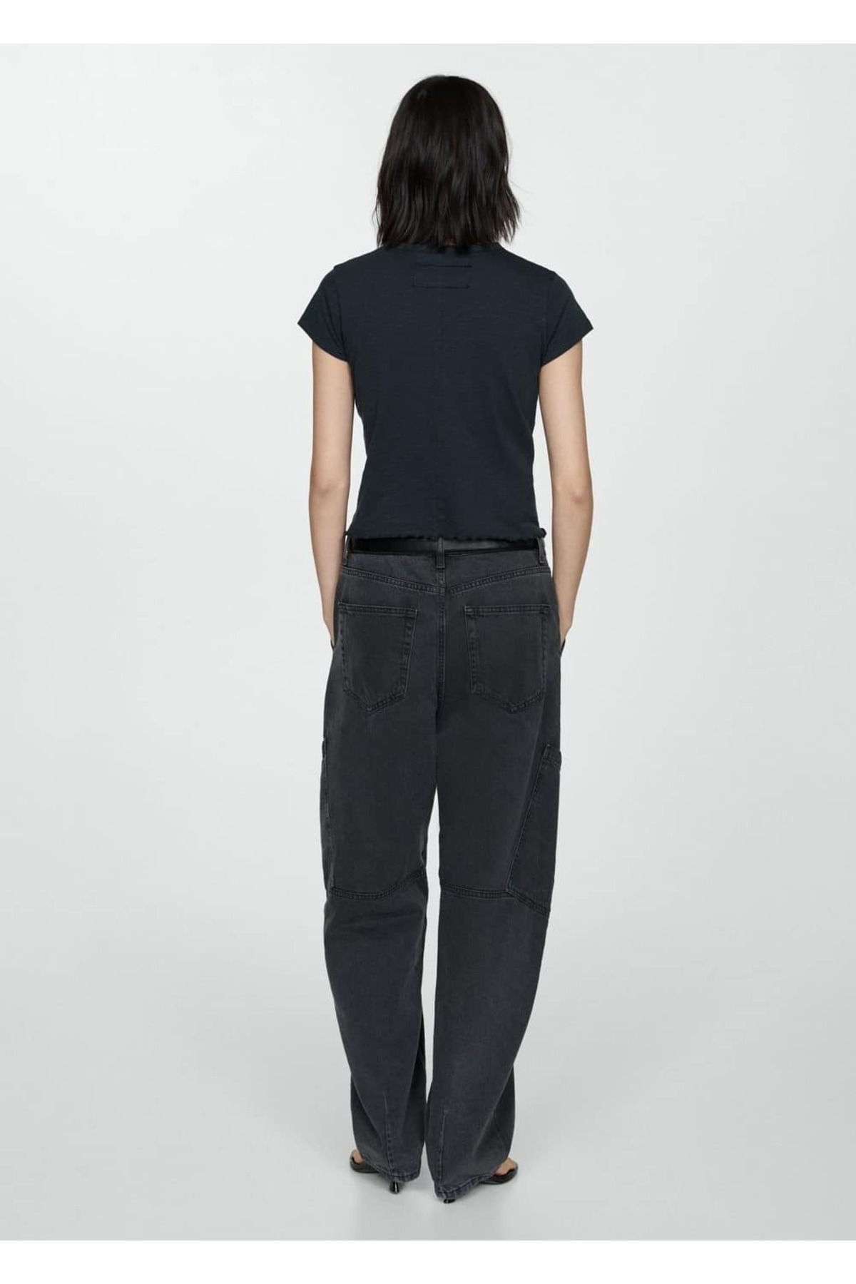 MANGO Woman-Short-sleeved T-shirt cotton 4