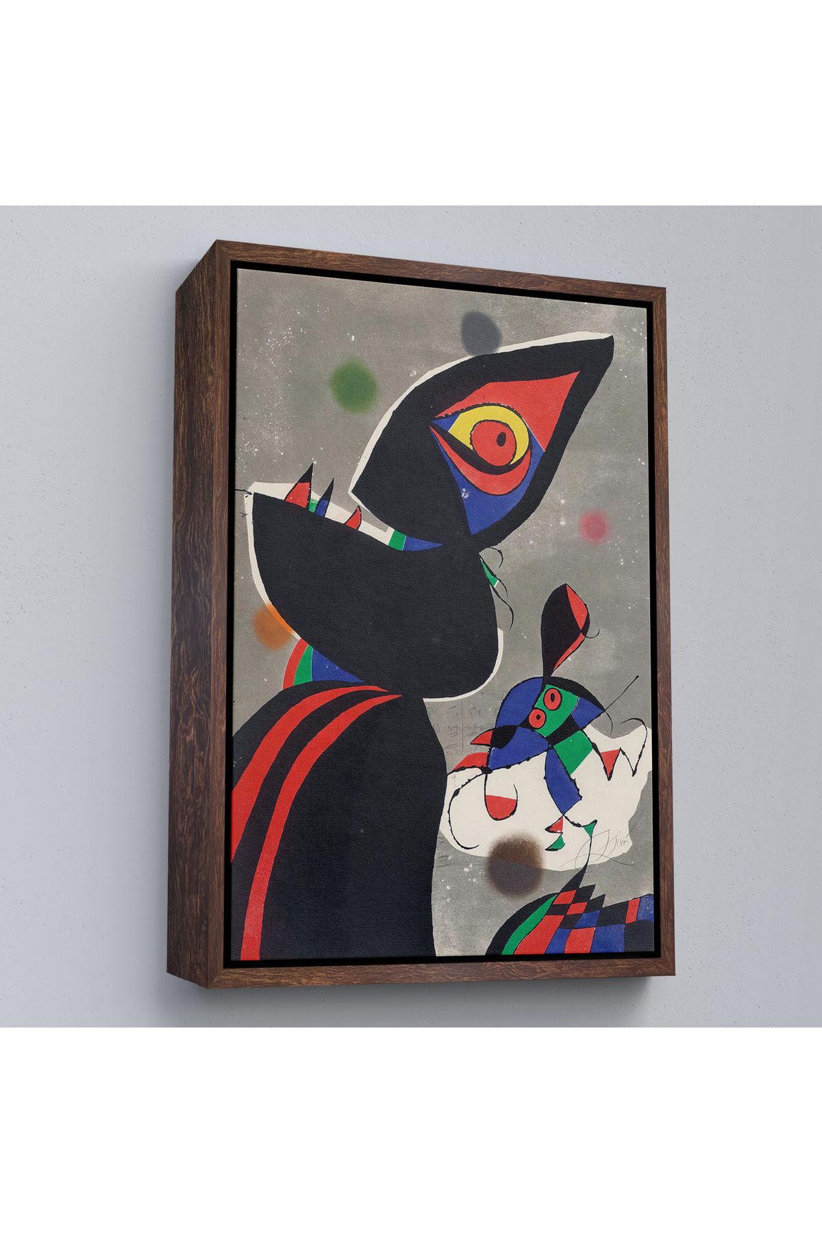 Shoprit Çerçeveli Joan Miro - Gaudi Tablo-7307
