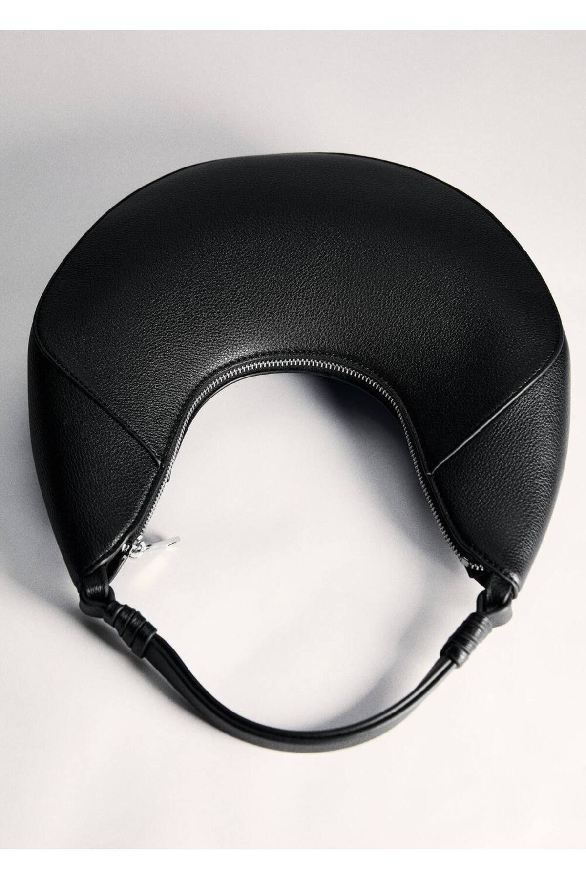 کیف شانه ای MANGO Woman Leather