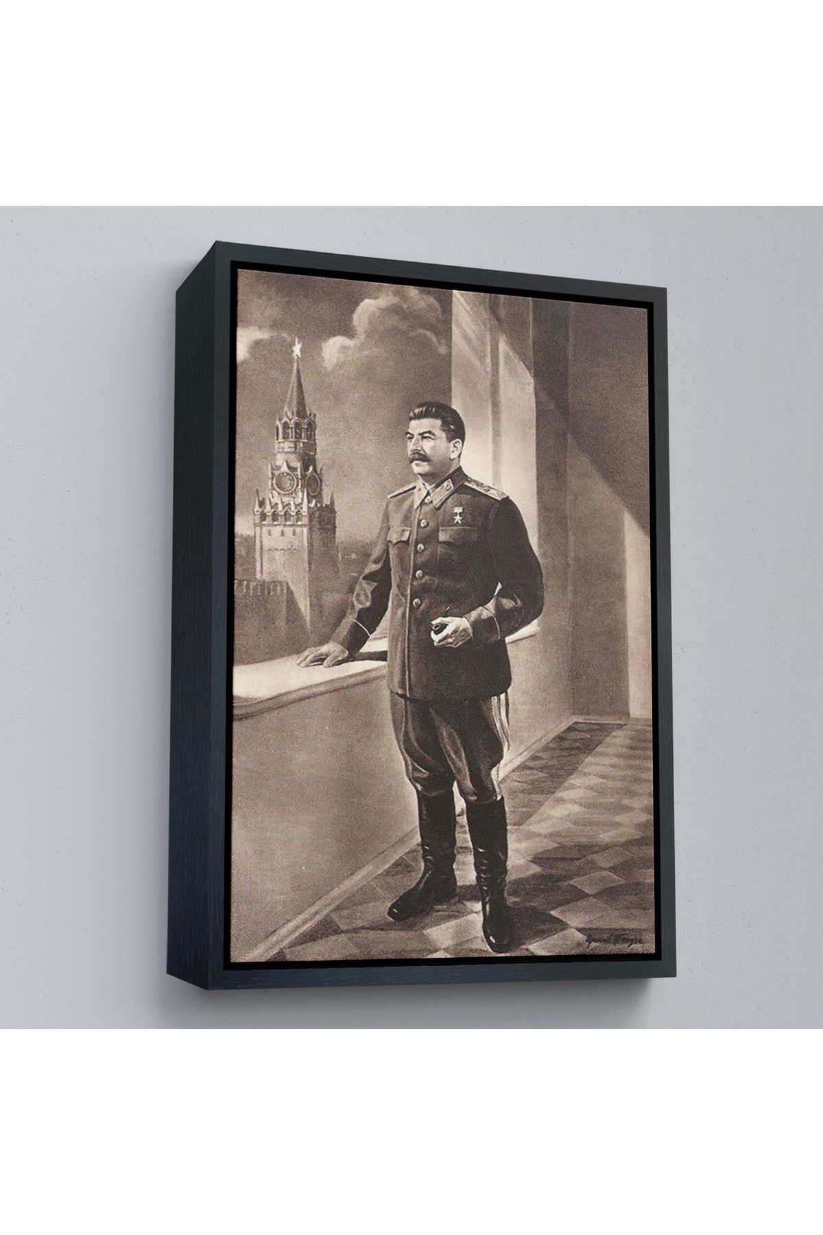 Atik Tasarım Çerçeveli Joseph Stalin Rusya Ve Sovyetler Birliği Sscb Tablo-7715