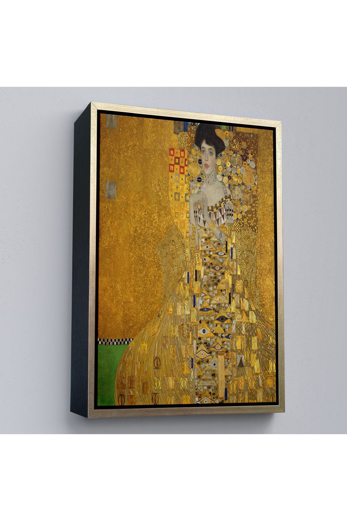 MOONFER Çerçeveli Gustav Klimt - Adele Bloch-Bauer I'İn Portre Tablosu-7378