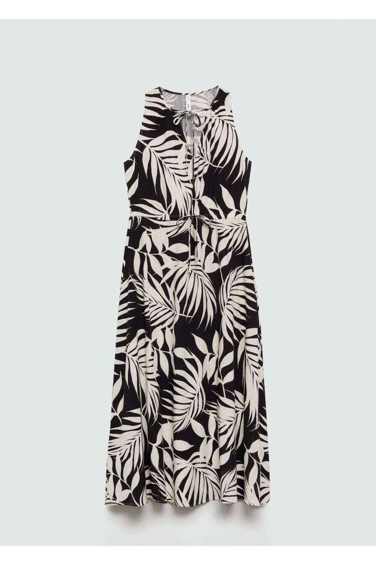 MANGO Woman-Patterned bow dress 3
