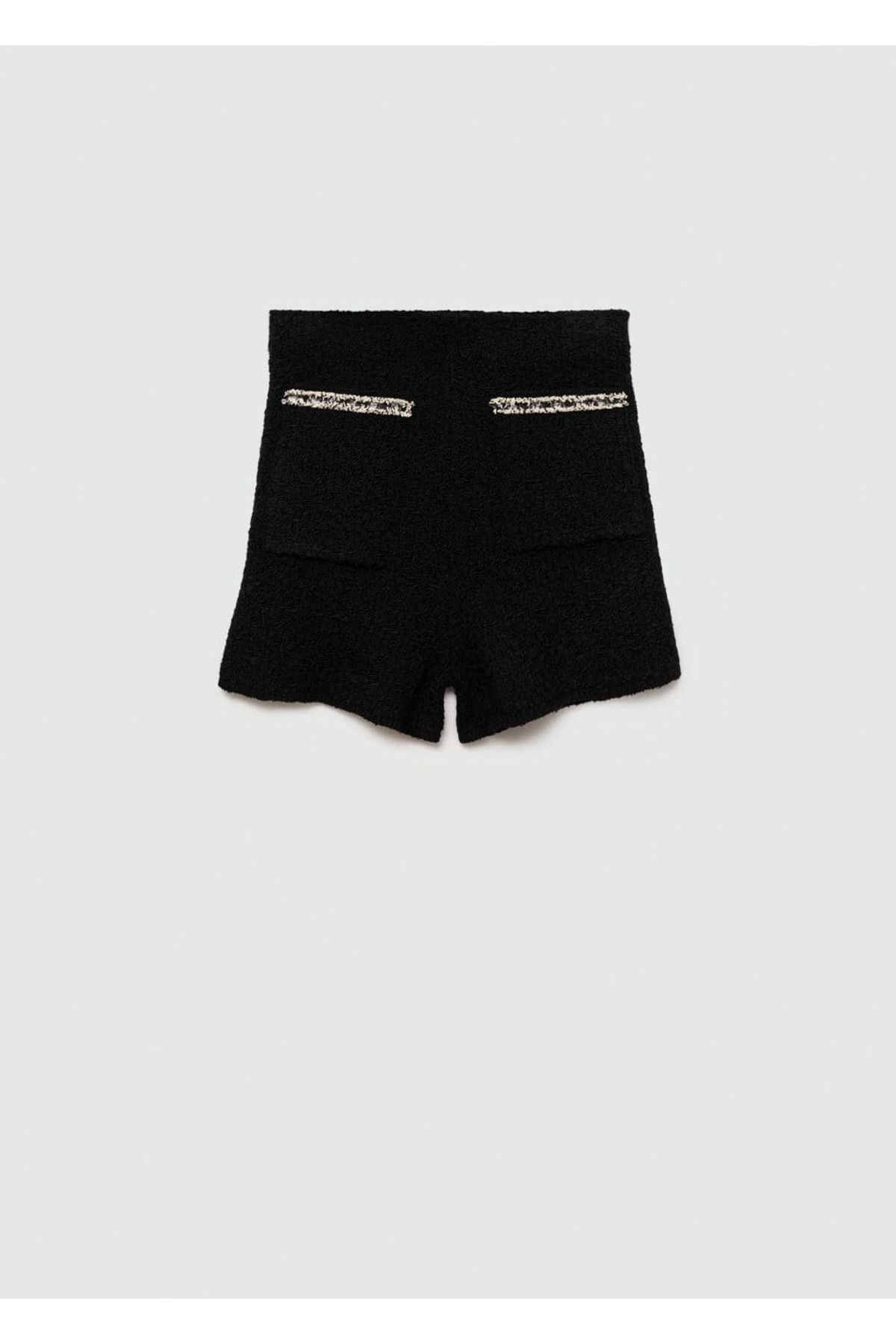 MANGO Woman-Tweed Shorts with Pockets 3