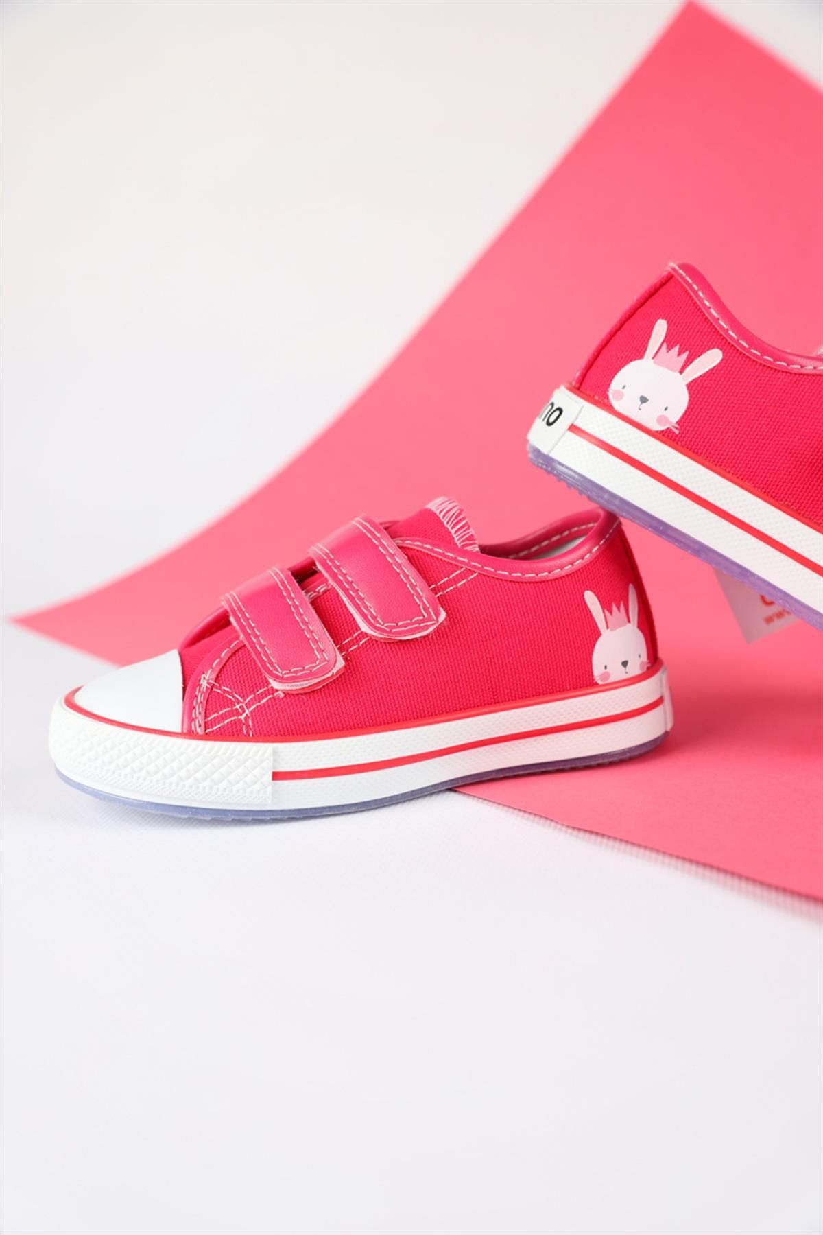 Dudino-Size 27-31 Wawe White Rabbit Pink Shoes 7