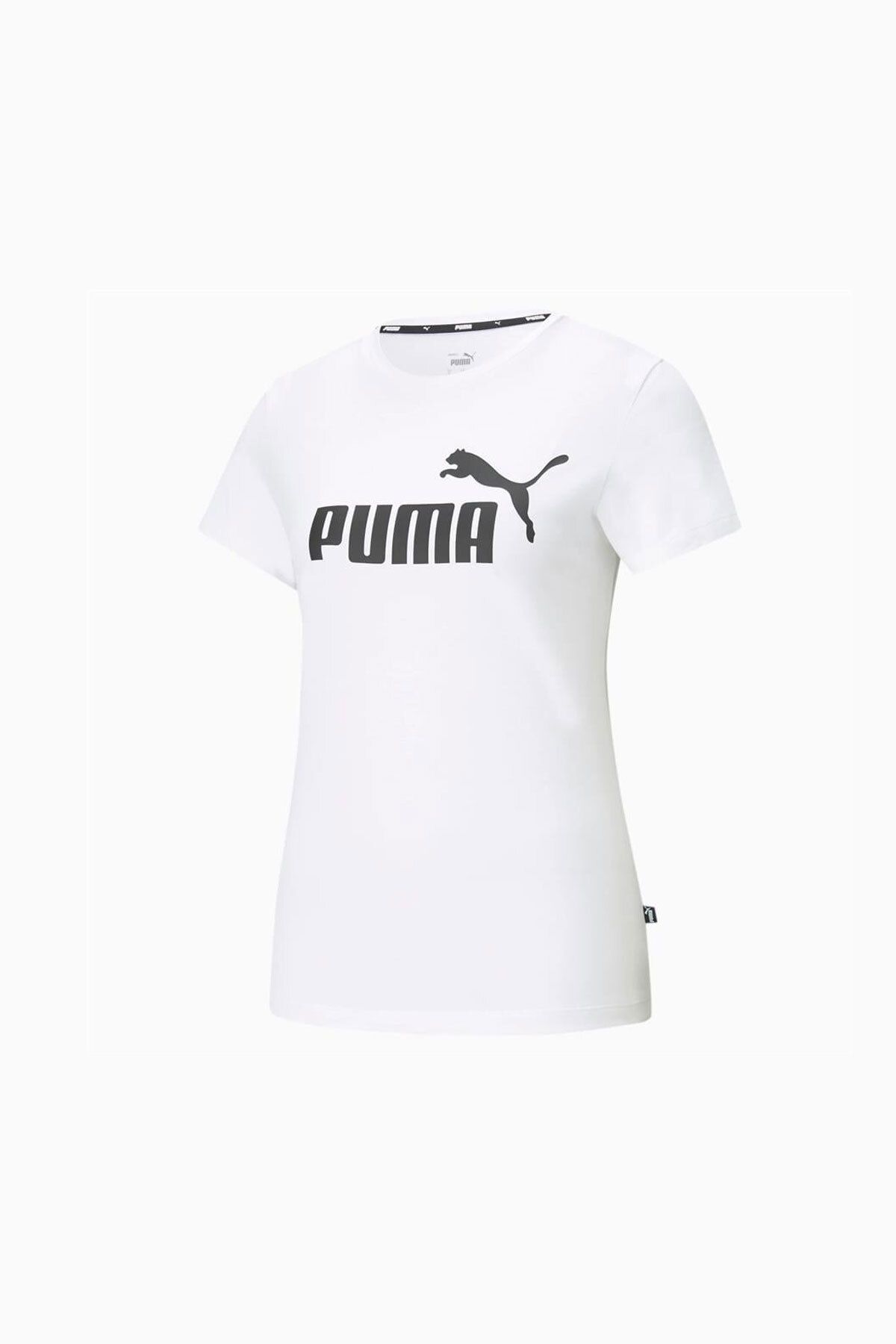 Puma-Dámské tričko Ess Logo - 586774 -02 Bílá 1