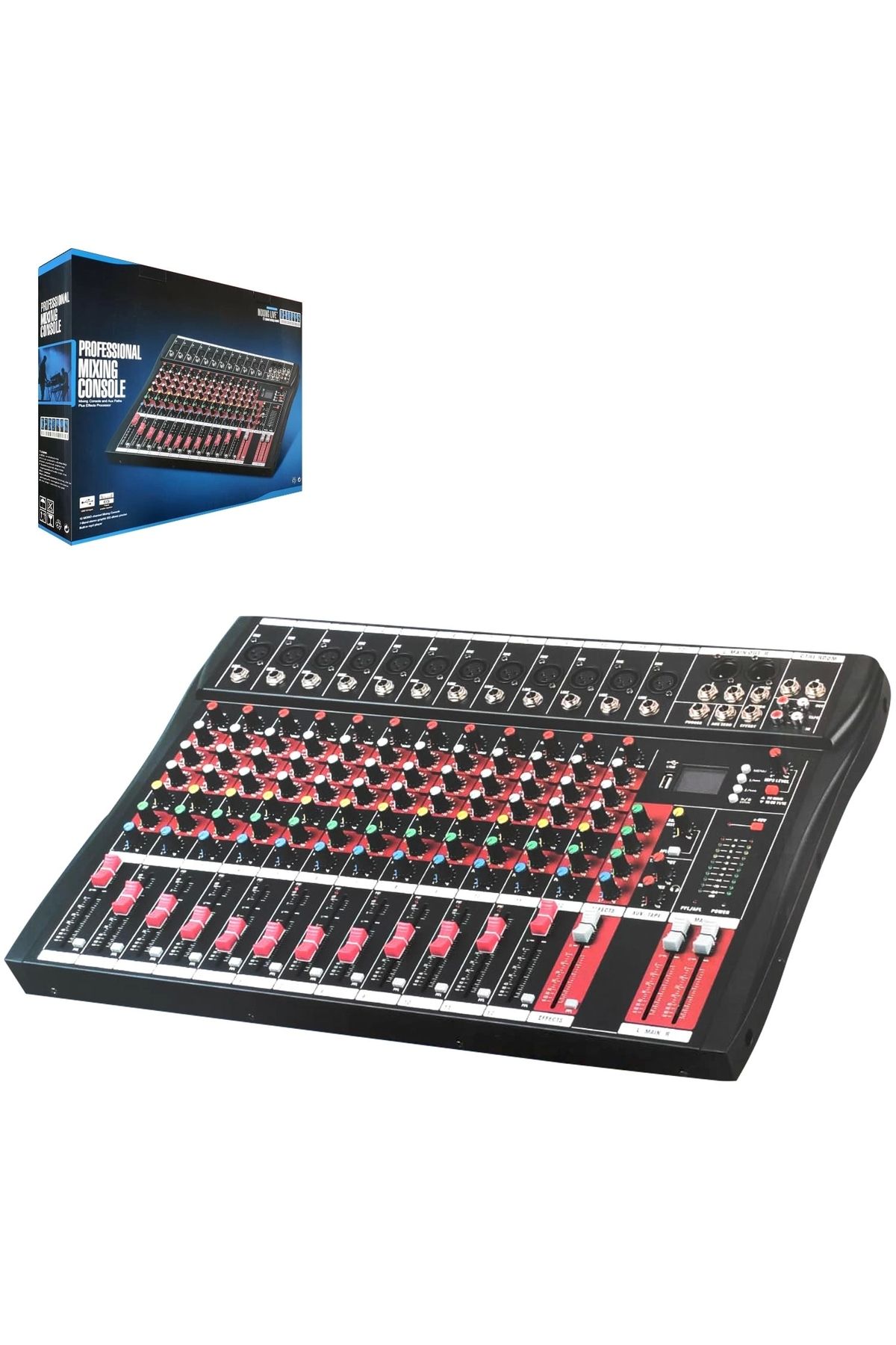 POLAXTOR Nwork Synx-12 Deck Mixer 12 Kanal Bluetooth Usb