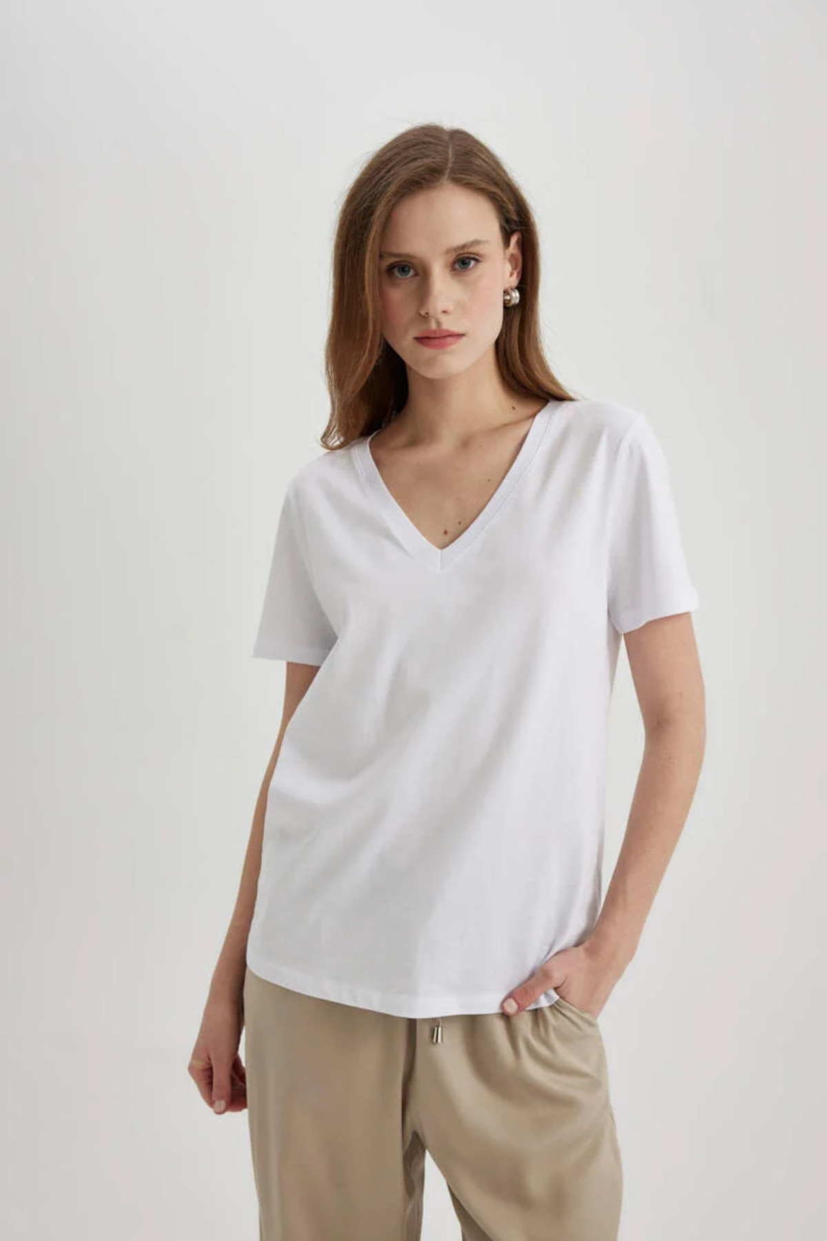 Defacto Kadın T-shirt W9578az/wt79 Whıte - Fiyatı, Yorumları