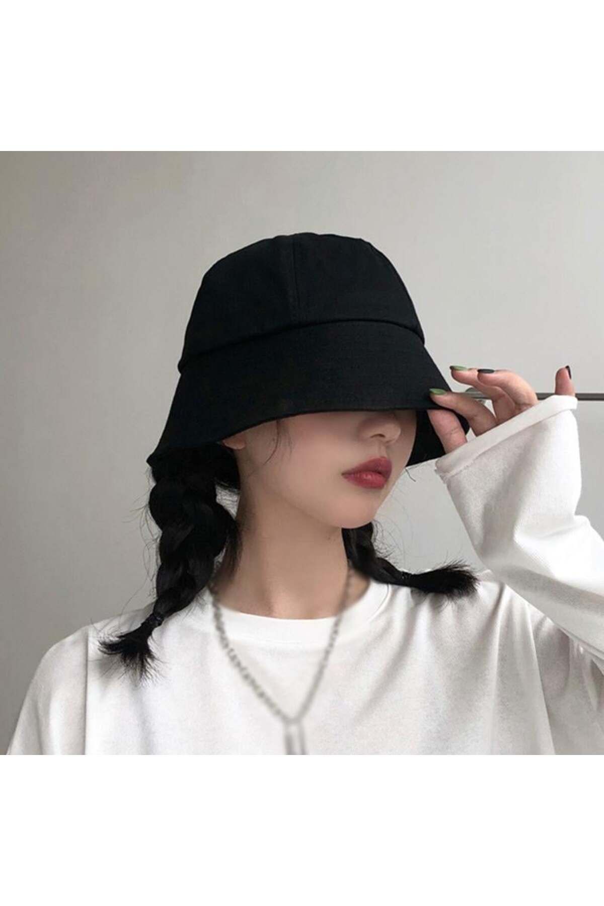 Charmy Lovens Siyah Bucket Balıkçı Şapka