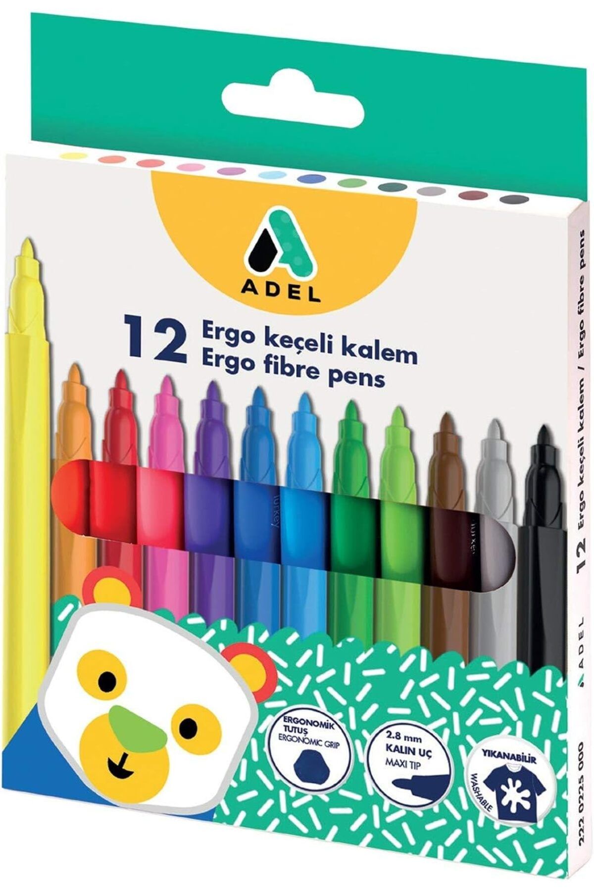 STOREMAX mrttnca Ergo Keçeli Kalem, 12 renk trndymrt 1087243