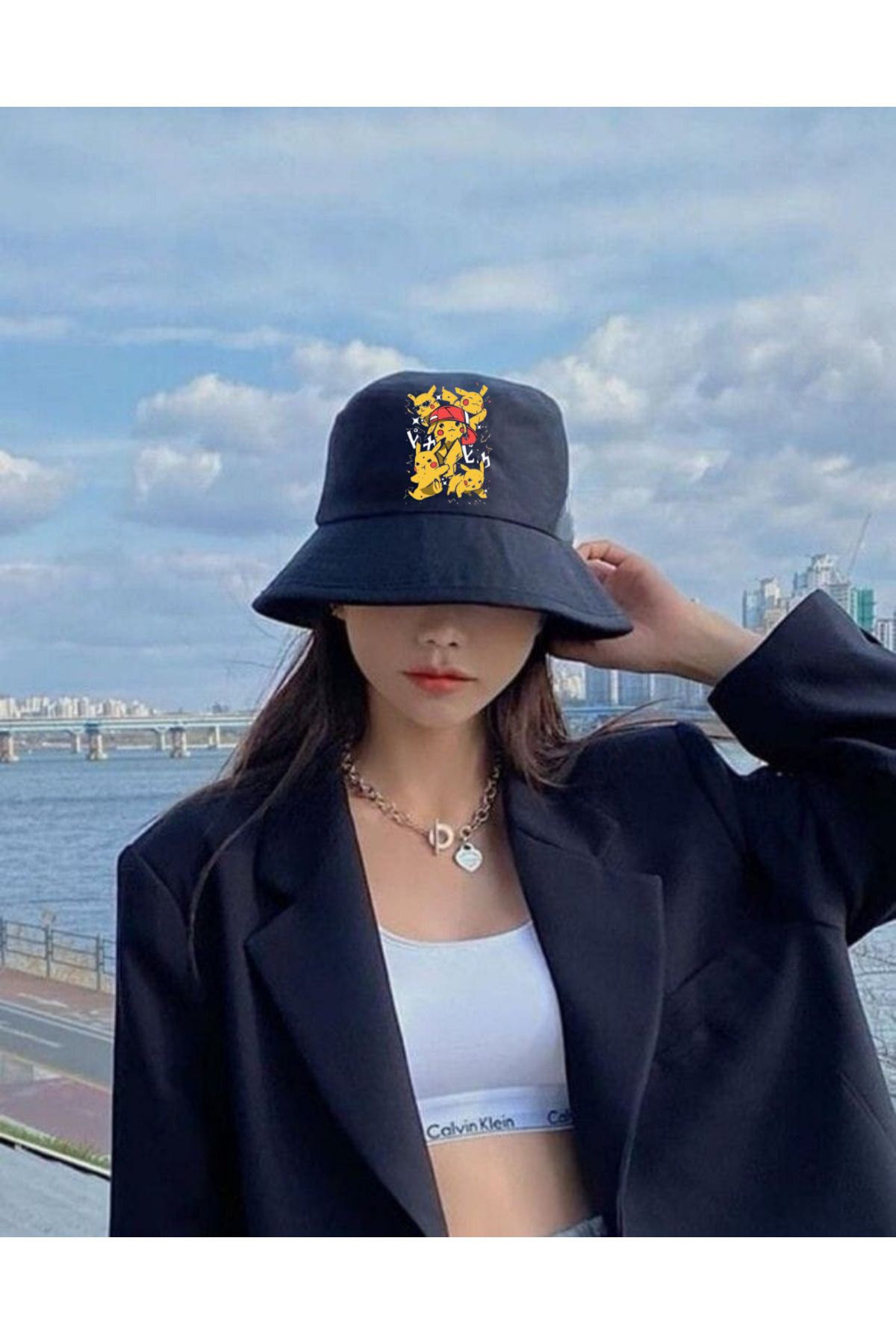Charmy Lovens Pikachu Bucket Balıkçı Şapka