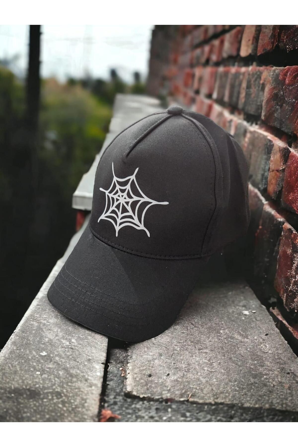 Charmy Lovens Spider Siyah Şapka