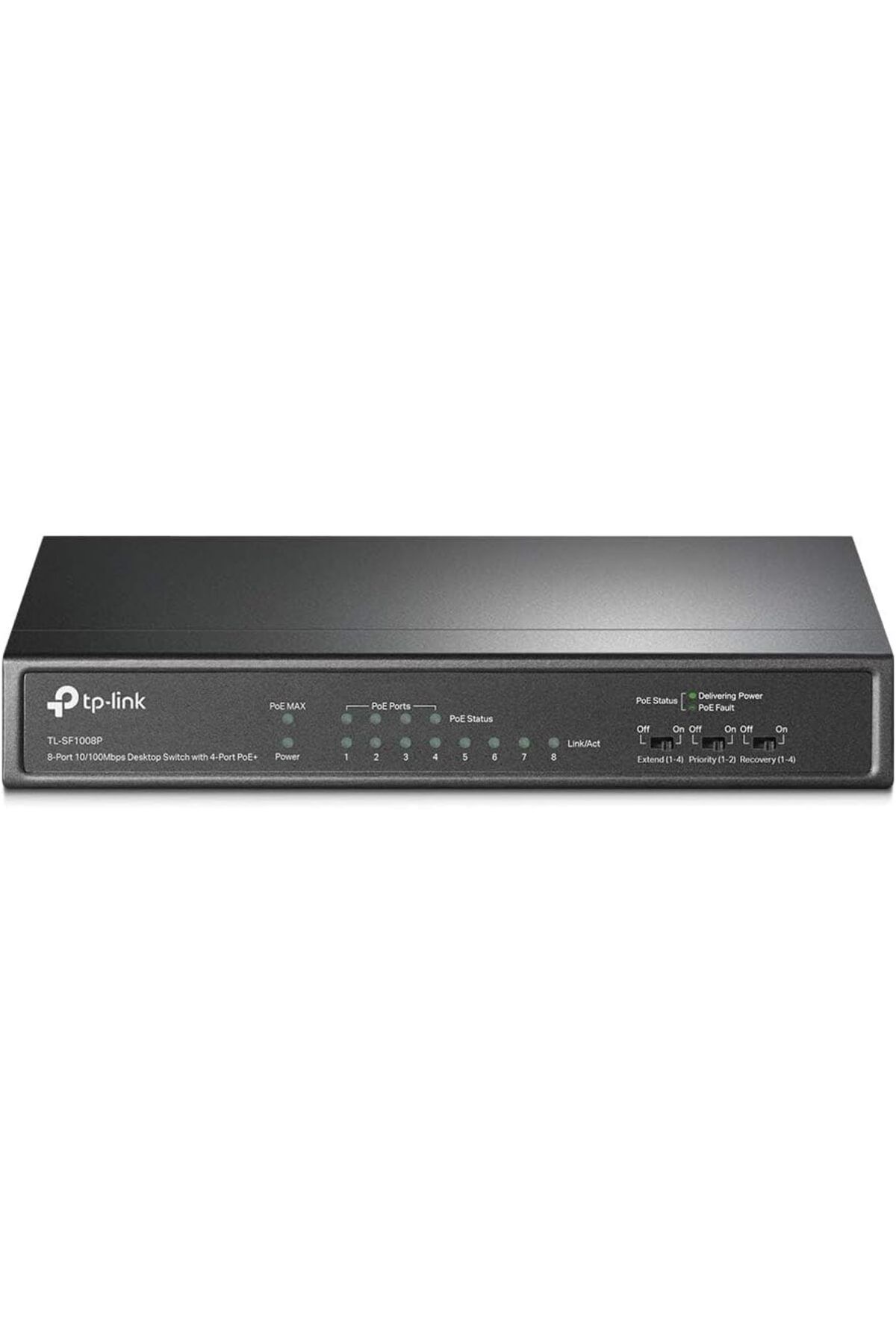 STOREMAX prhshop TL-SF1008P, 8-Port 10/100Mbps Desktop Switch with 4-Port PoE+ Life 1063348