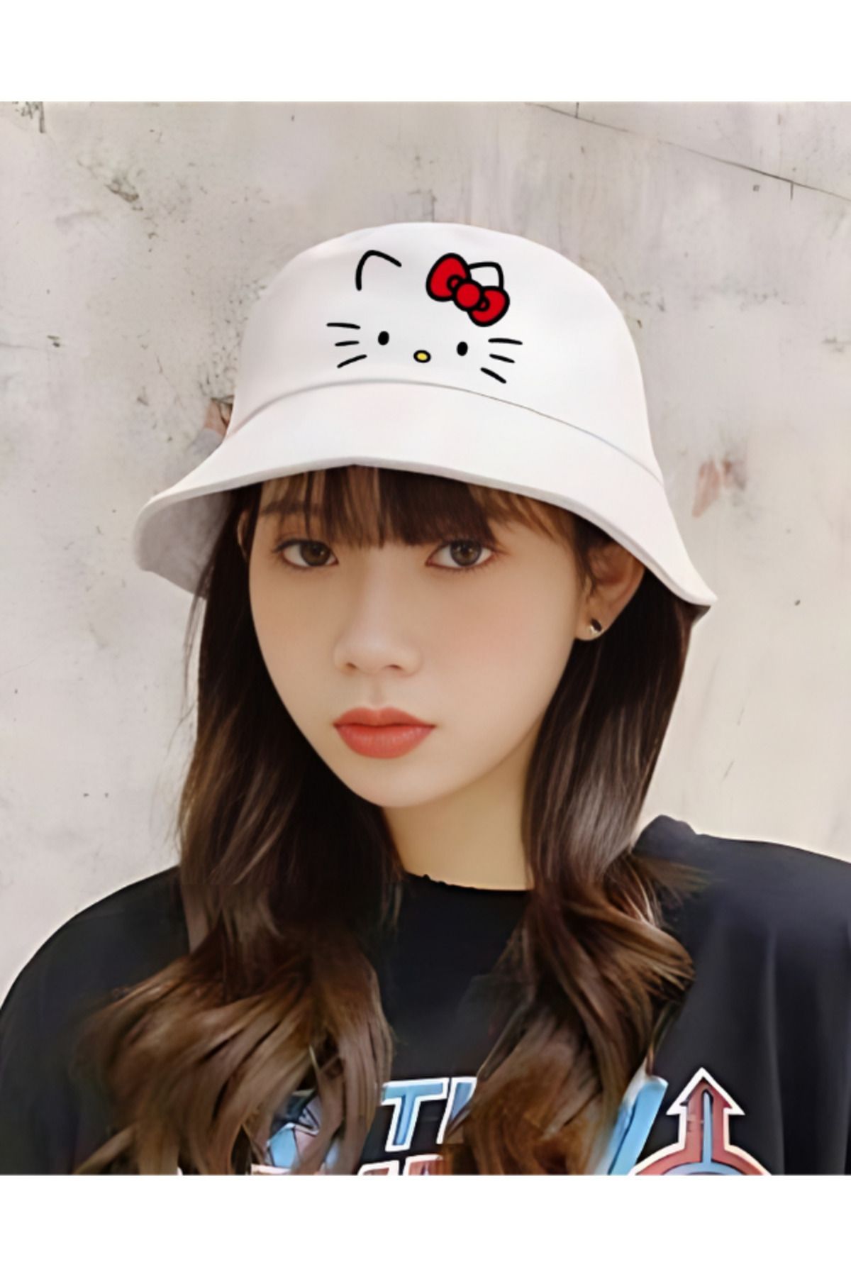 BAREM BUTİK Barem Butik  Hello Kitty Bucket Balıkçı Şapka