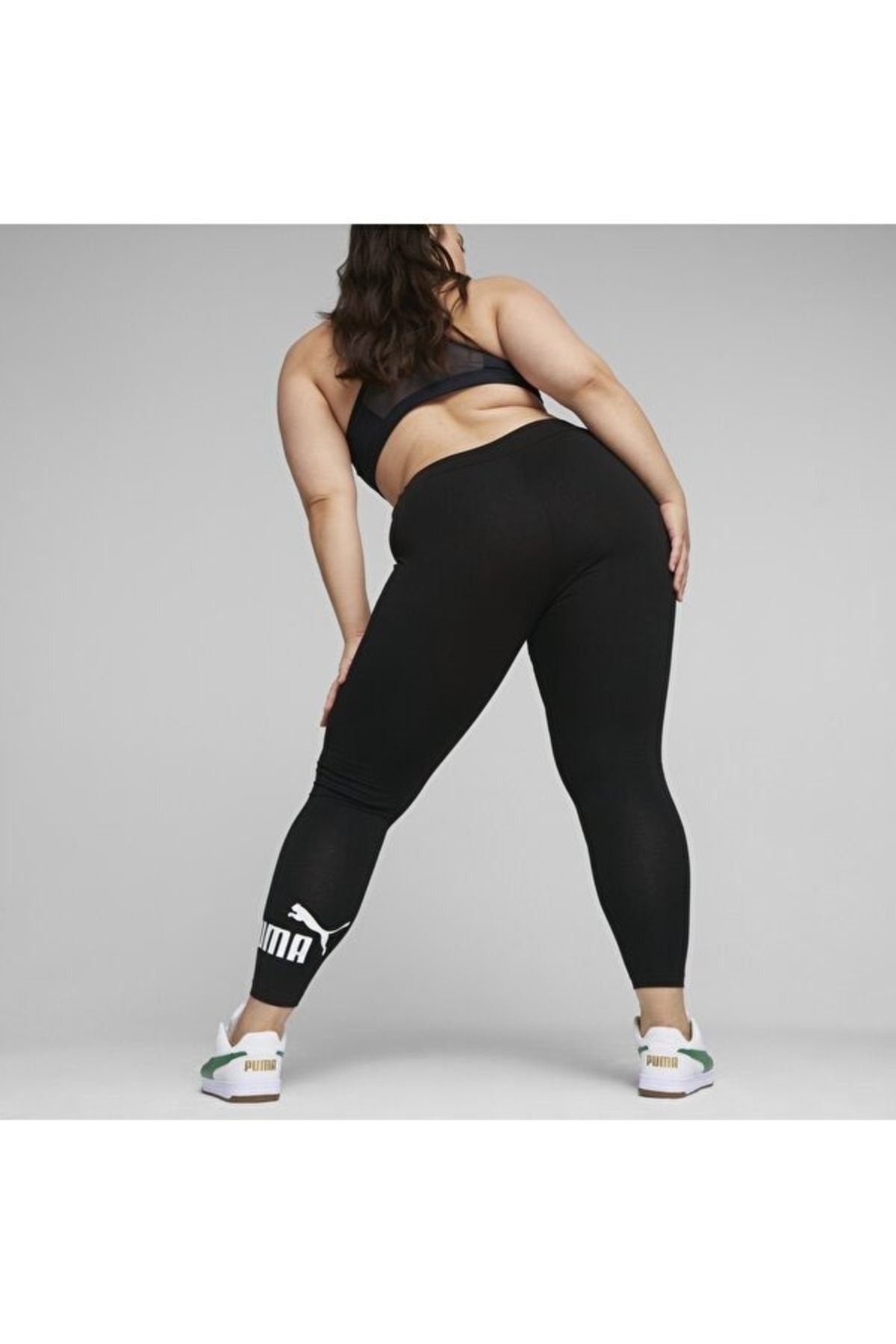 Puma-Ess Logo női leggings harisnya - 586832 -01 Fekete 7