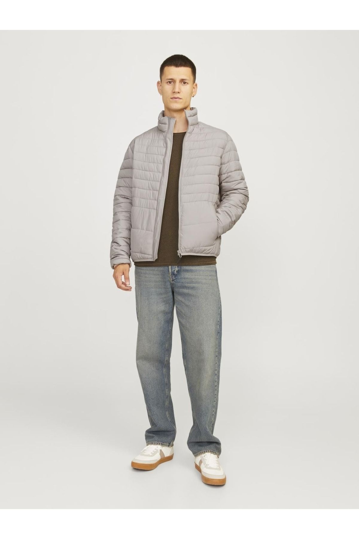 Jjestate Packable Puffer Collar Noos کت مردانه 12256985 Atmosphere Jack & Jones