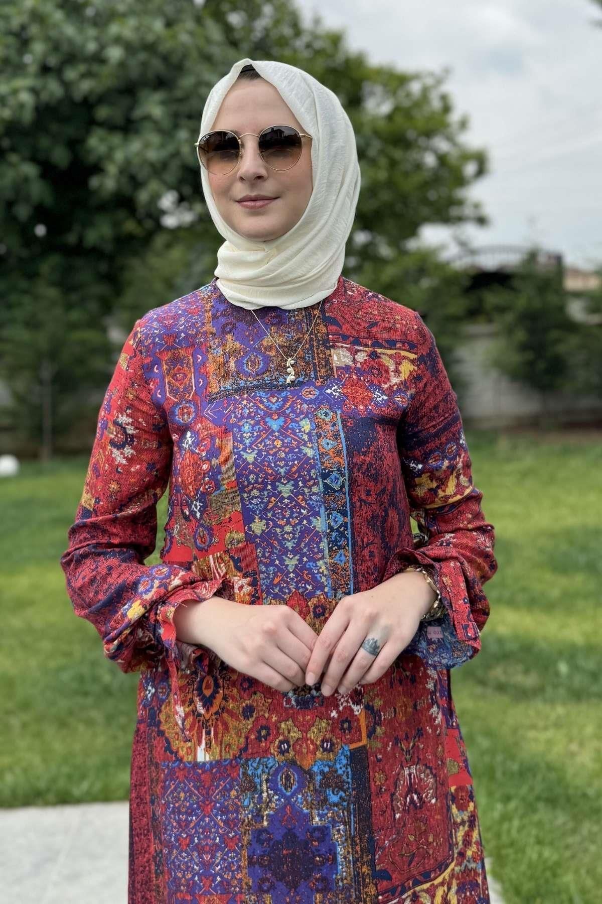 Rabia Şamlı-Red River Dress 3