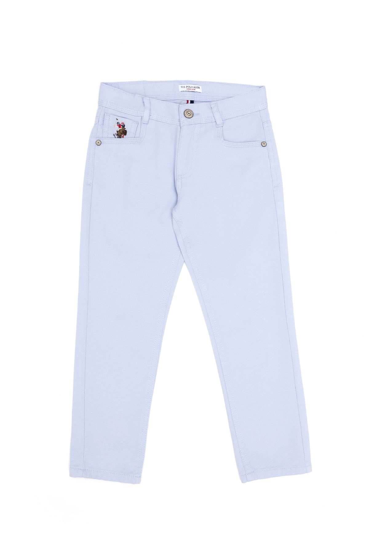 U.S. Polo Assn.-Boy's Light Blue Canvas Pants 50263986 -Vr003 2