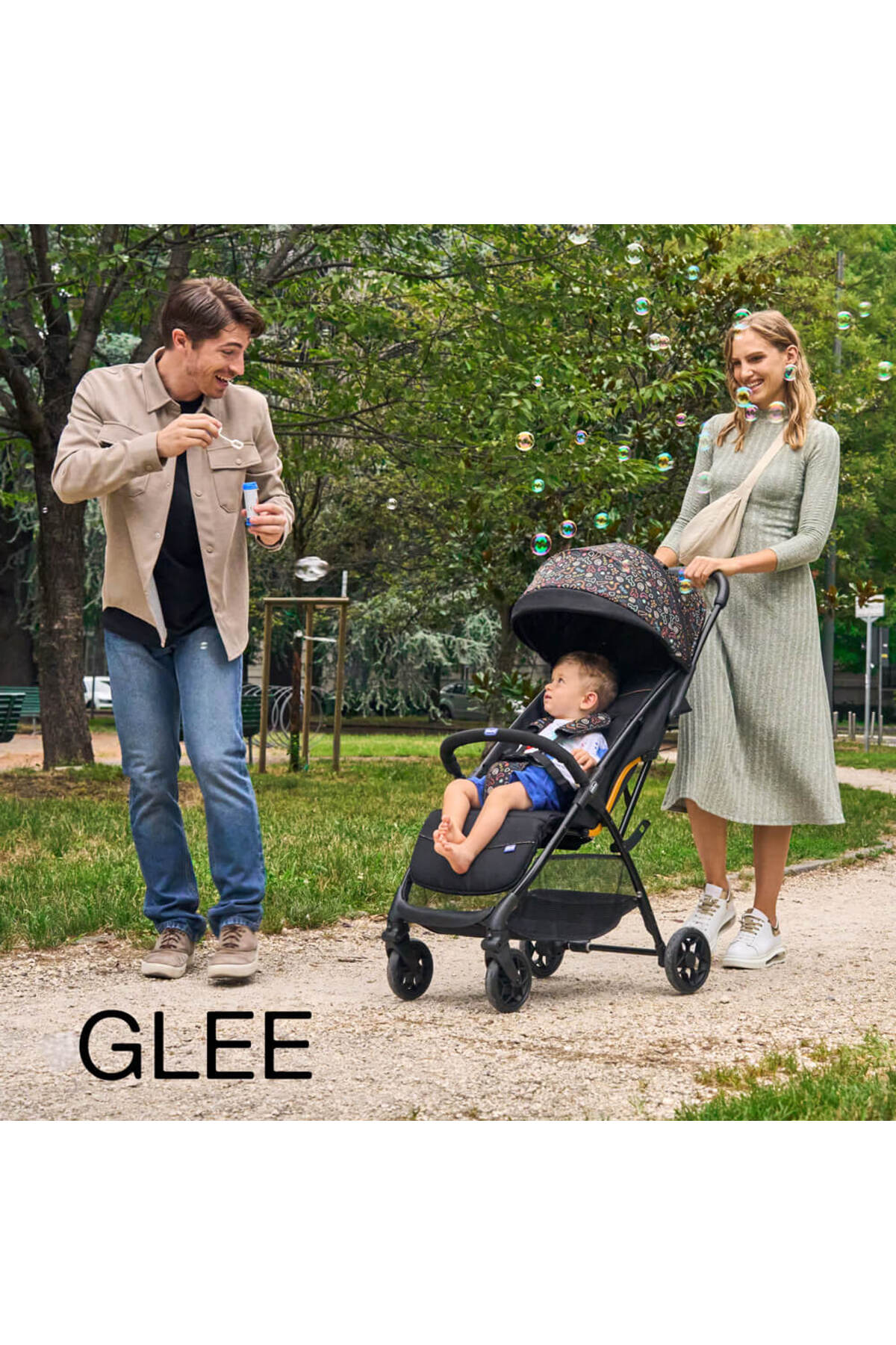 Chicco Glee Bebek Arabası Playful Black fotoğrafı 2 (önizleme)