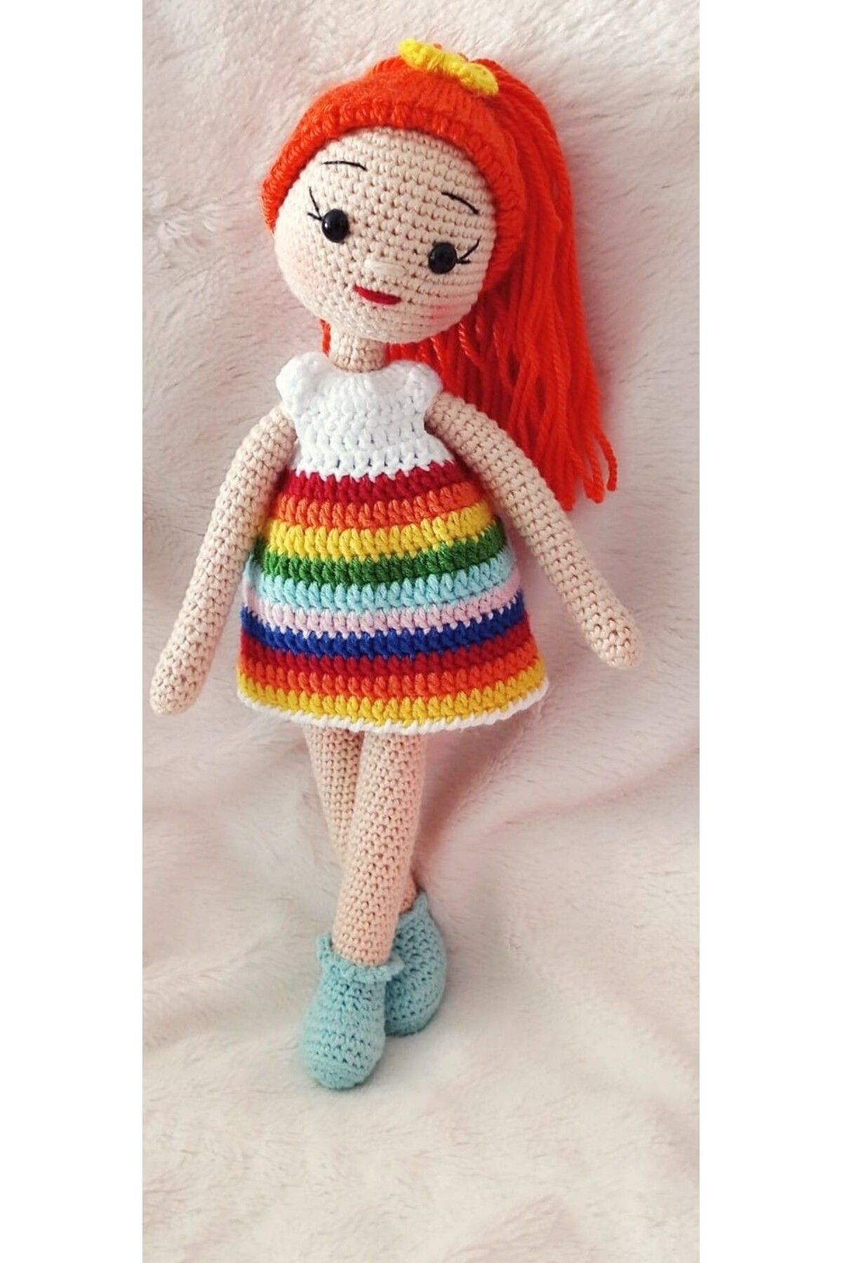 Toyscity Eda Bebek Amigurumi Organik Örgü Oyuncak