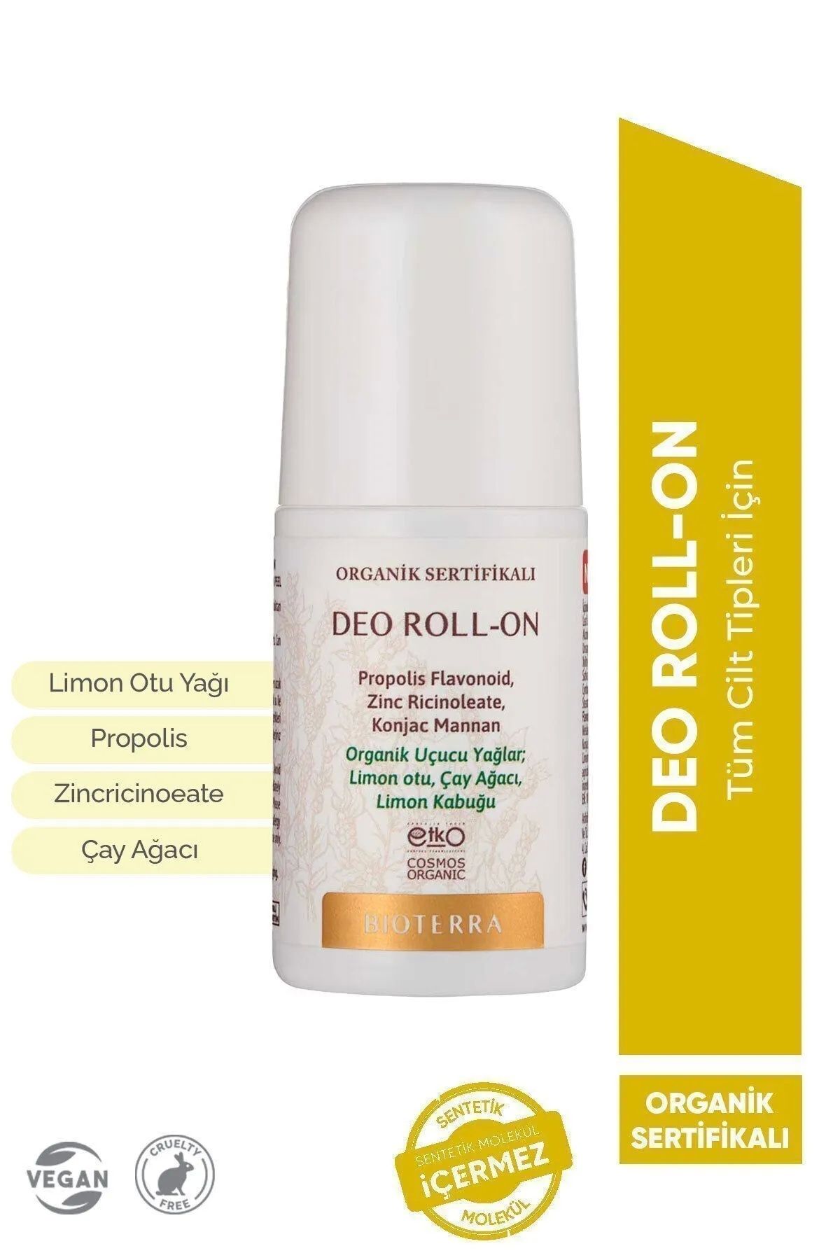 Bioterra Organik Deo Roll-on 50 ml