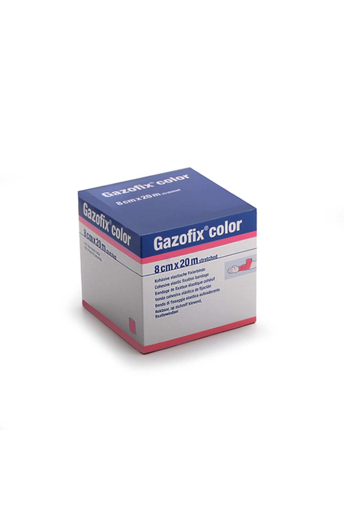 باند بوکس GAZOFIX رنگ LF 8CM X 20M صورتی BSN