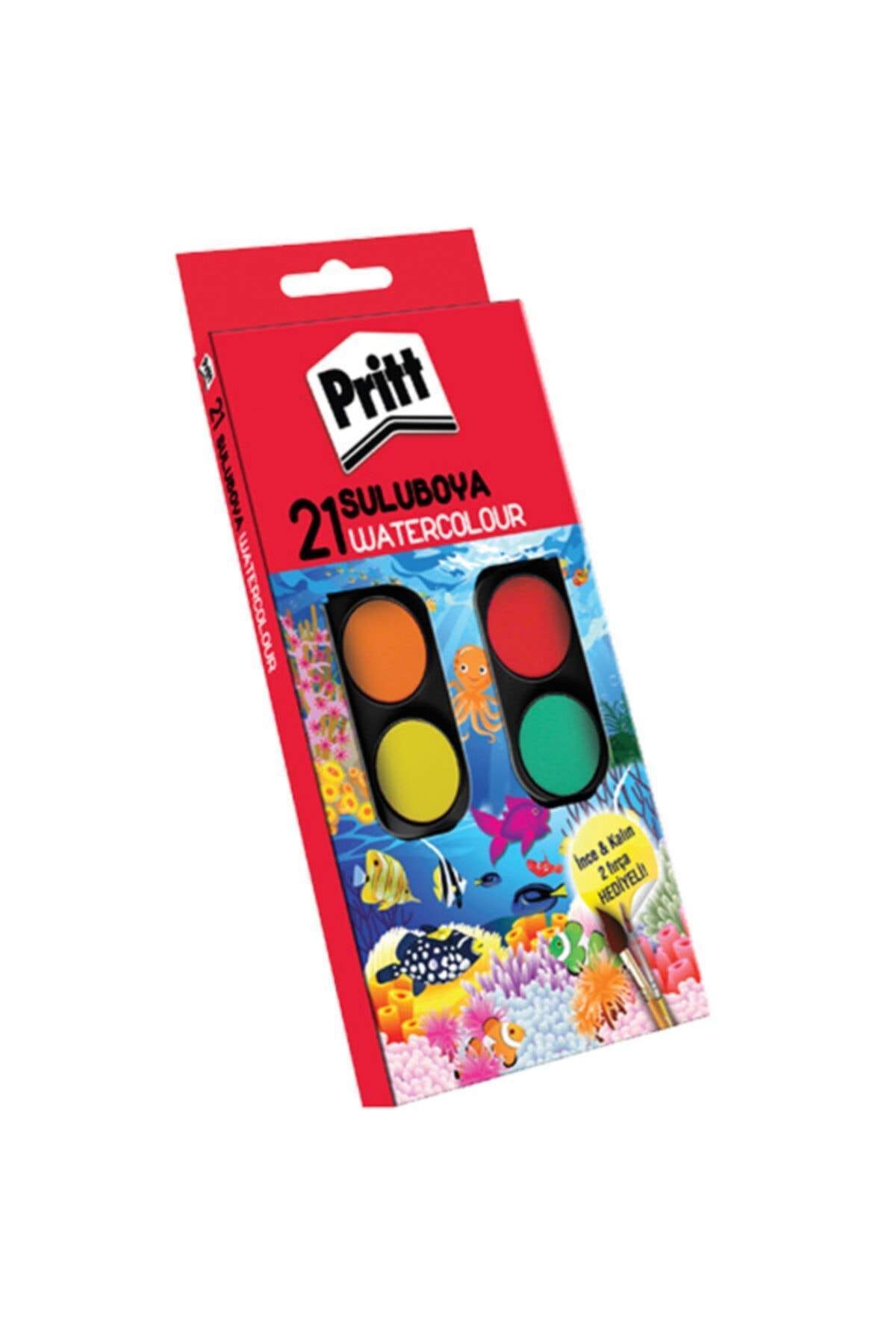 Pritt 21 Renk Suluboya Büyük Tablet