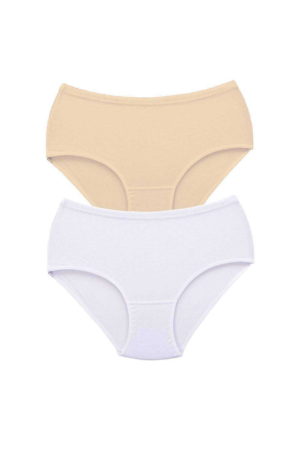 Pink Stil 2 Adet Tutku Kadın Yüksek Bel Bato Kalın Lastik Külot S9 Pink Stil