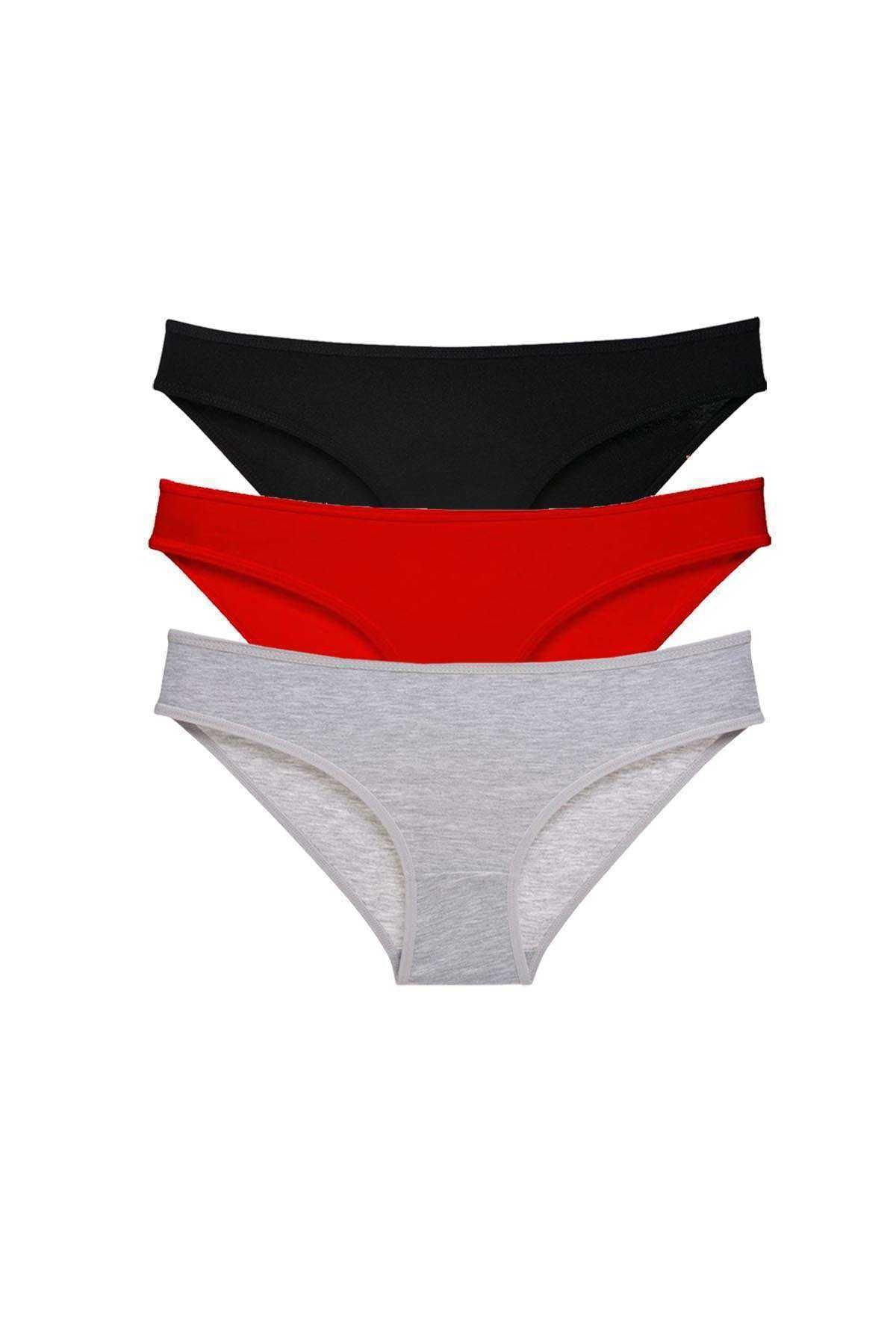 Royaleks 3 adet Süper Eko Set Likralı Kadın Slip Külot 540