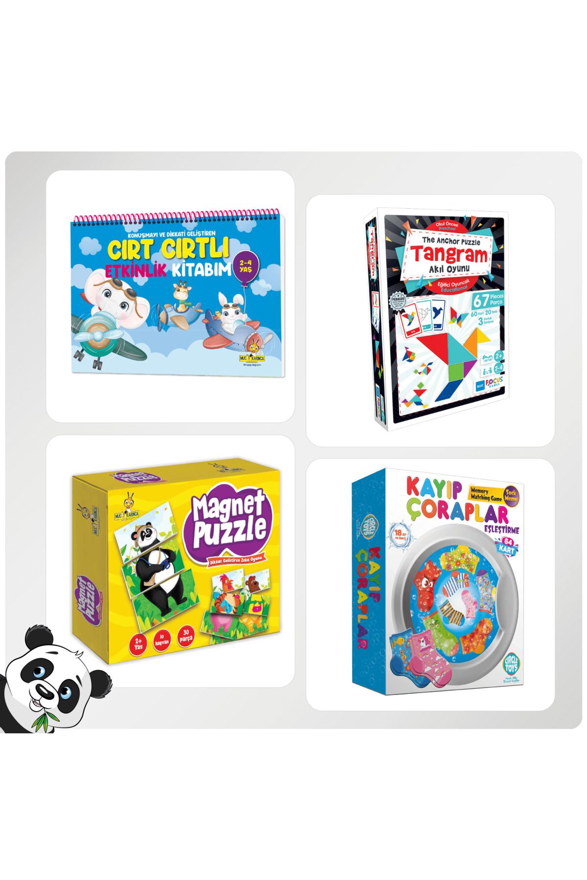 Mucit Panda Dikkat Gelişim Seti (2+ Yaş) 1926 - Fiyatı, Yorumları