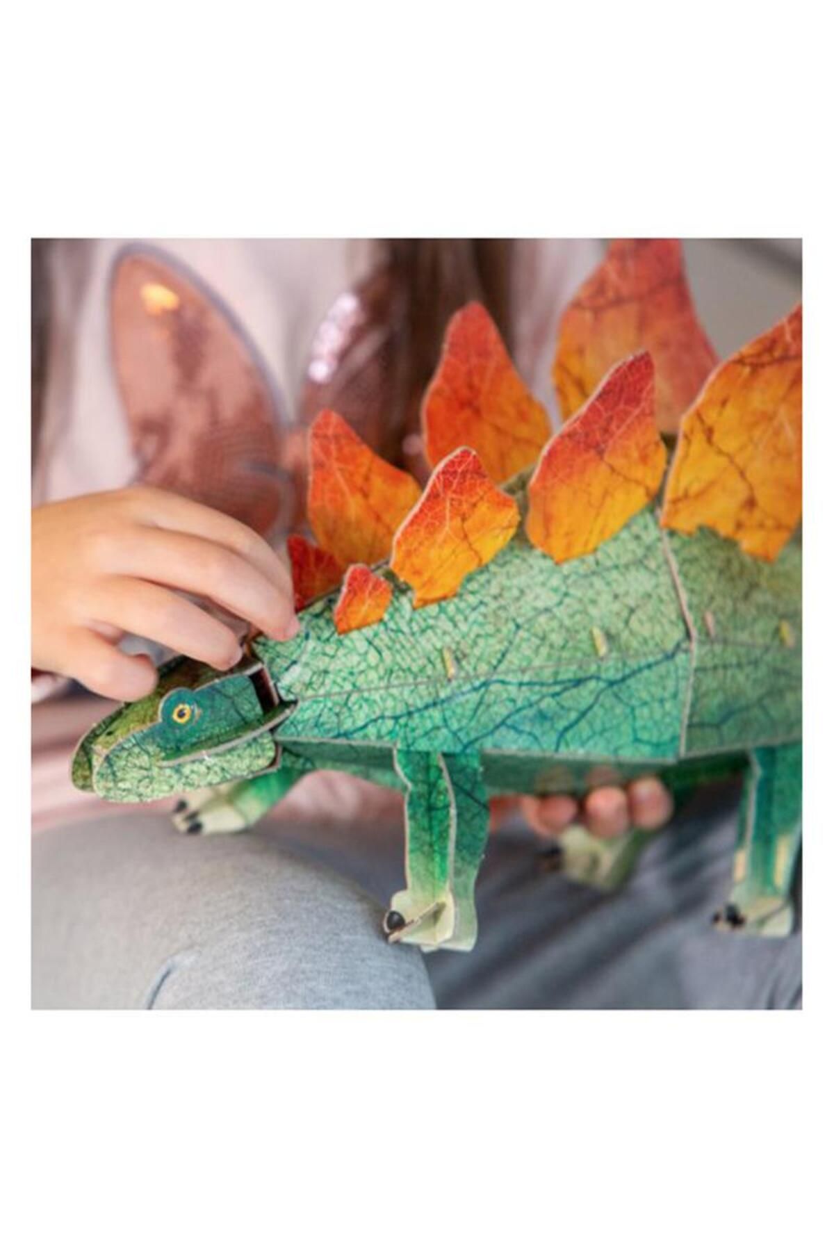 Sassi Junior-Sassi 3D Stegosaurus - Book and 3D Model 7
