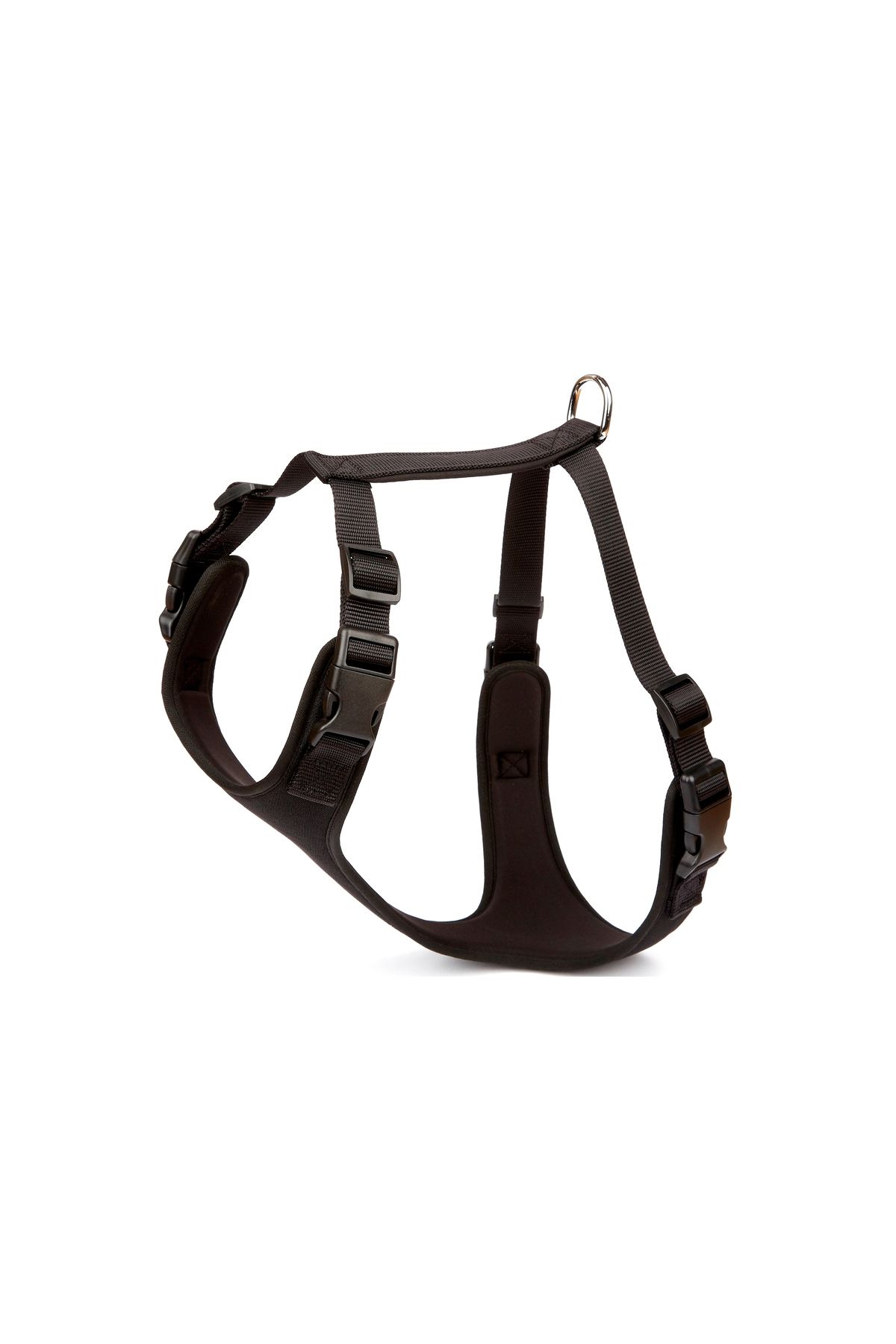 OEM Havalı Ped Dokuma Köpek Göğüs Tasması 60/85 cm Siyah