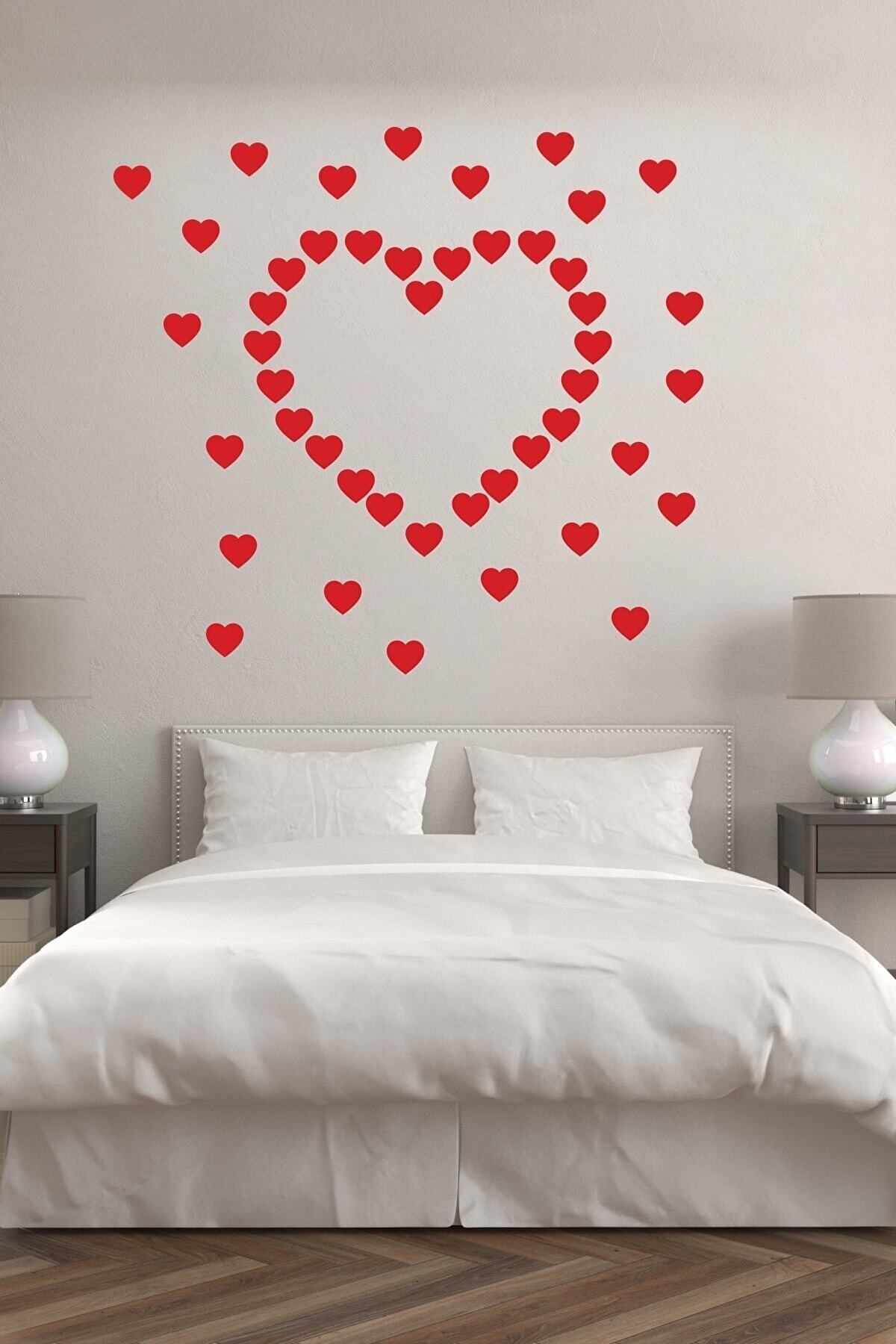 Genel Markalar Sevgililer Günü Kırmızı Kalpler 100 Adet, Aşk, Love, Valentine Day