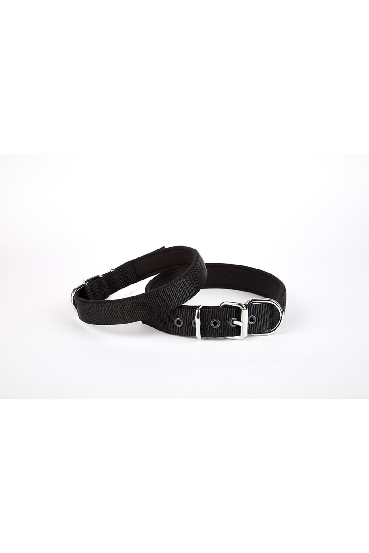 FAYMEM GLOBAL Dokuma Köpek Boyun Tasması 45-52 cm Siyah