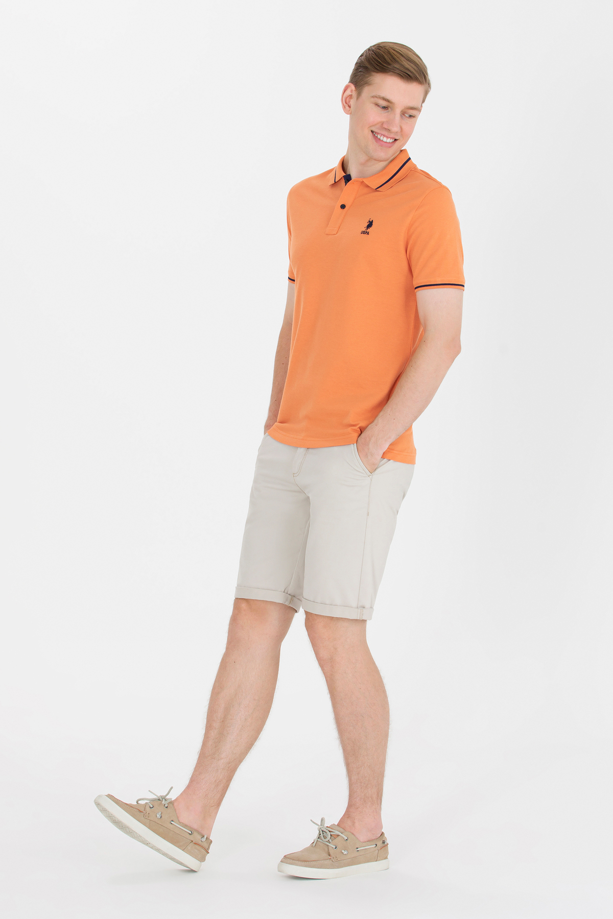 پولوشرت مردانه یقه پلو | یو اس پولو U.S. Polo Assn. 774835 TR - تصویر 4