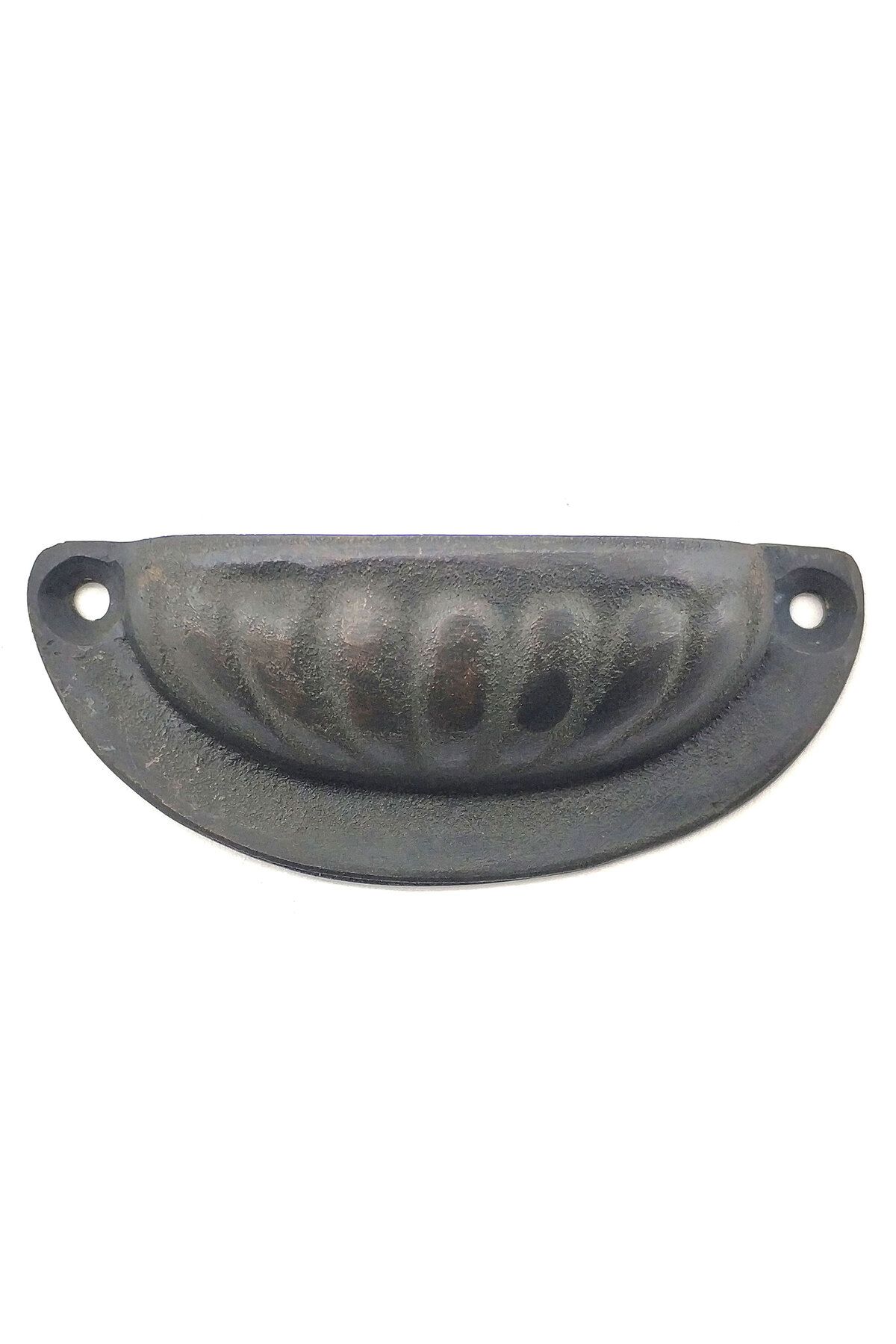 DENİZBİLİŞİM Antika Tarz Dekoratif Pirinç İstiridye Tas Mobilya Kulbu - 37X87 Mm, Oksit