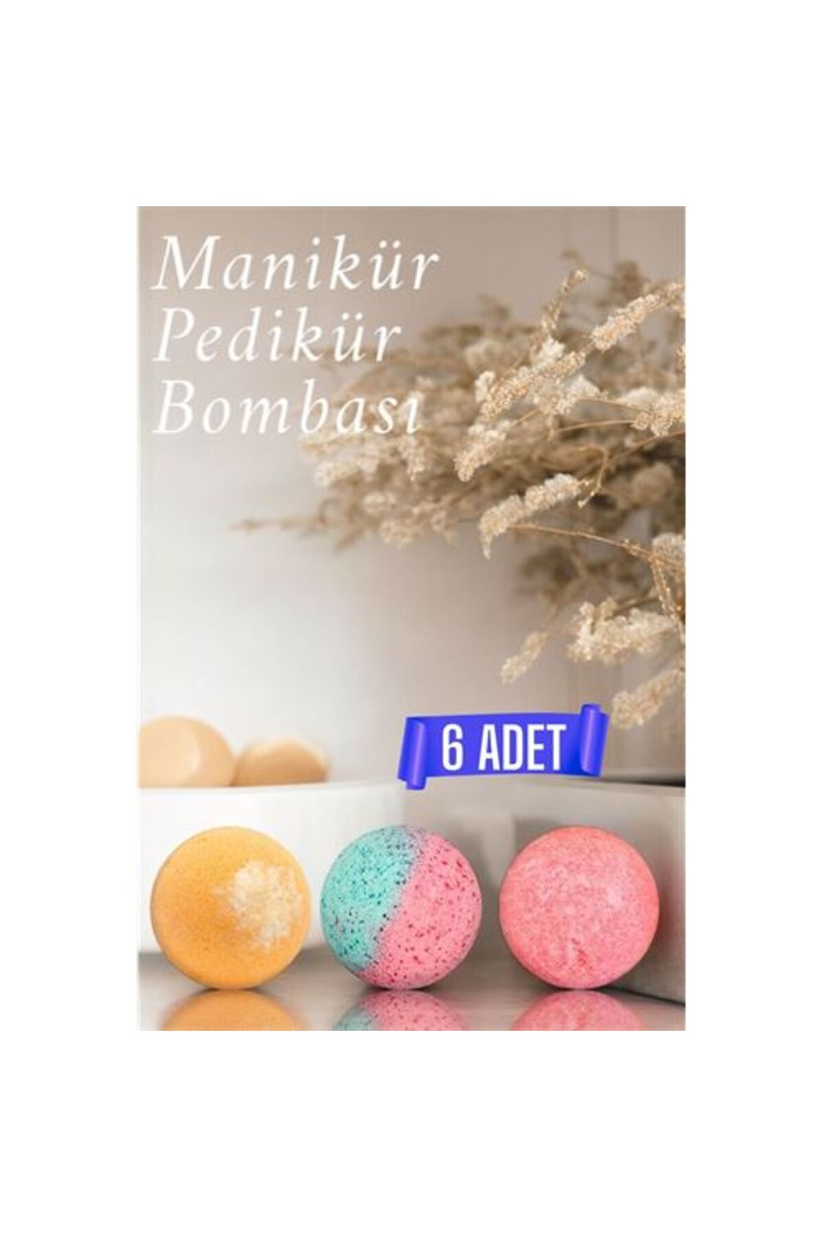 Havenmart ModaCar 6 ADET Pedikür Manikür Banyo Bombası Topu